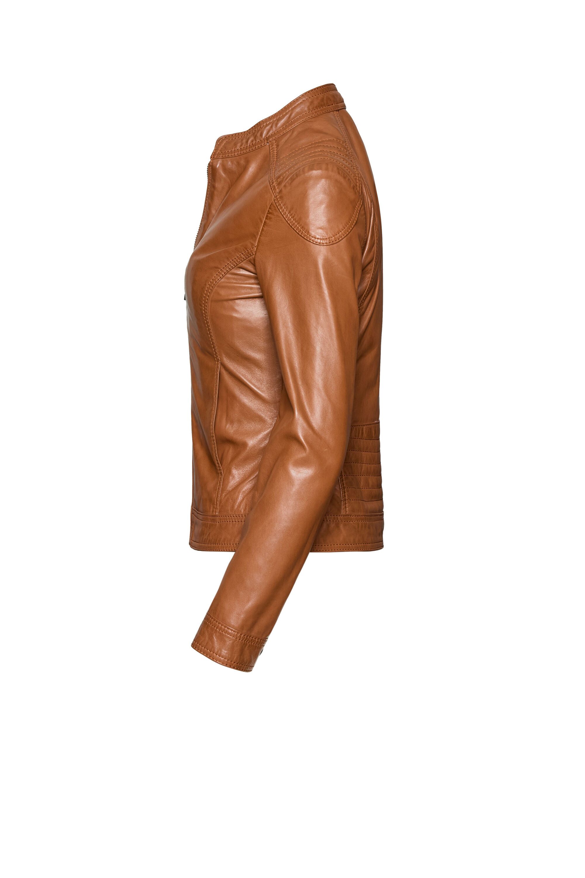 bugatti Lederjacke BULady-145 (1-St) mit Schultersteppung