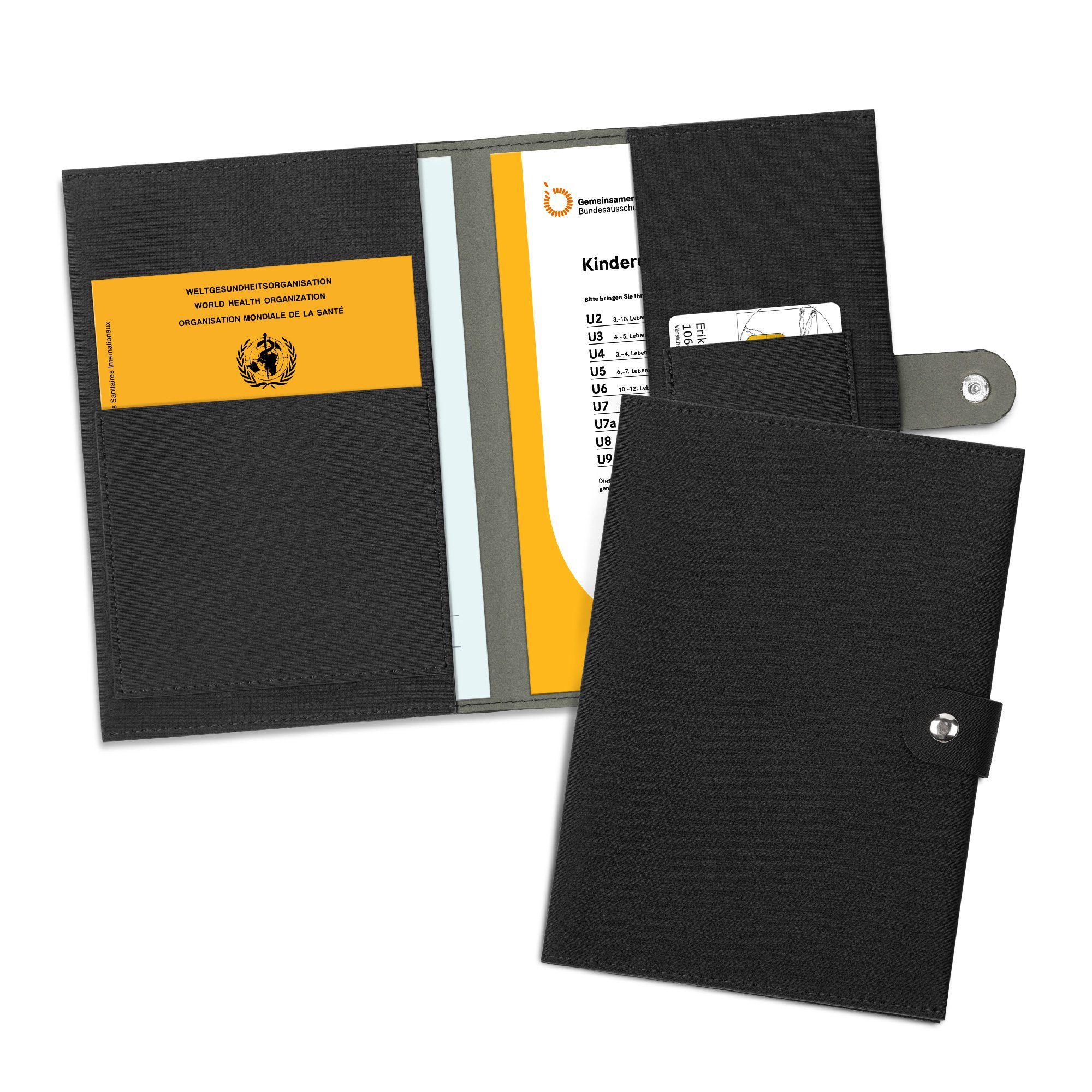 kwmobile Sleeve, Neopren Hülle für deutsches Untersuchungsheft UHeft Hülle und Impfpass Hülle