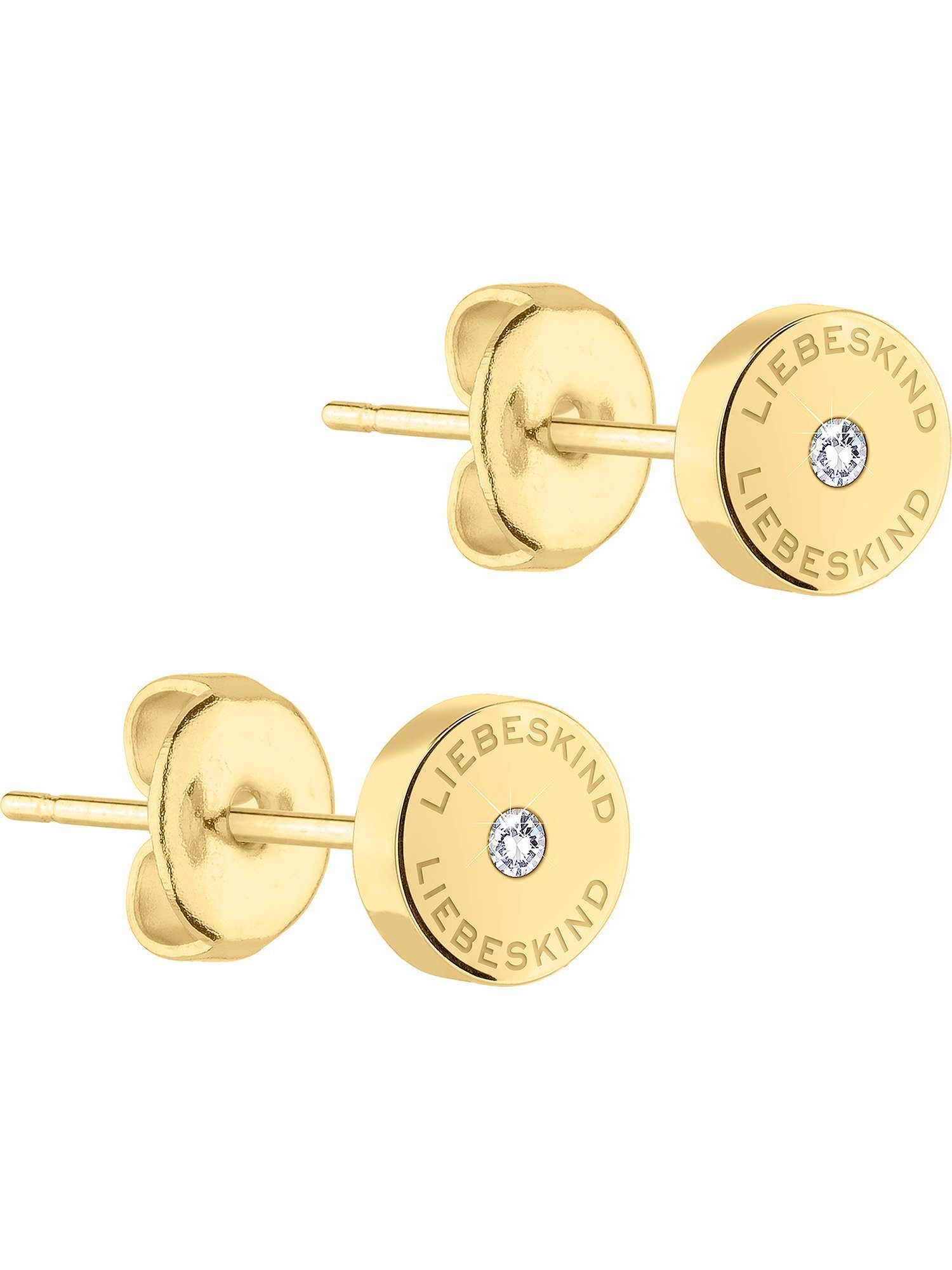 Liebeskind Berlin Paar Ohrstecker Liebeskind Damen-Ohrstecker Edelstahl Zirkonia