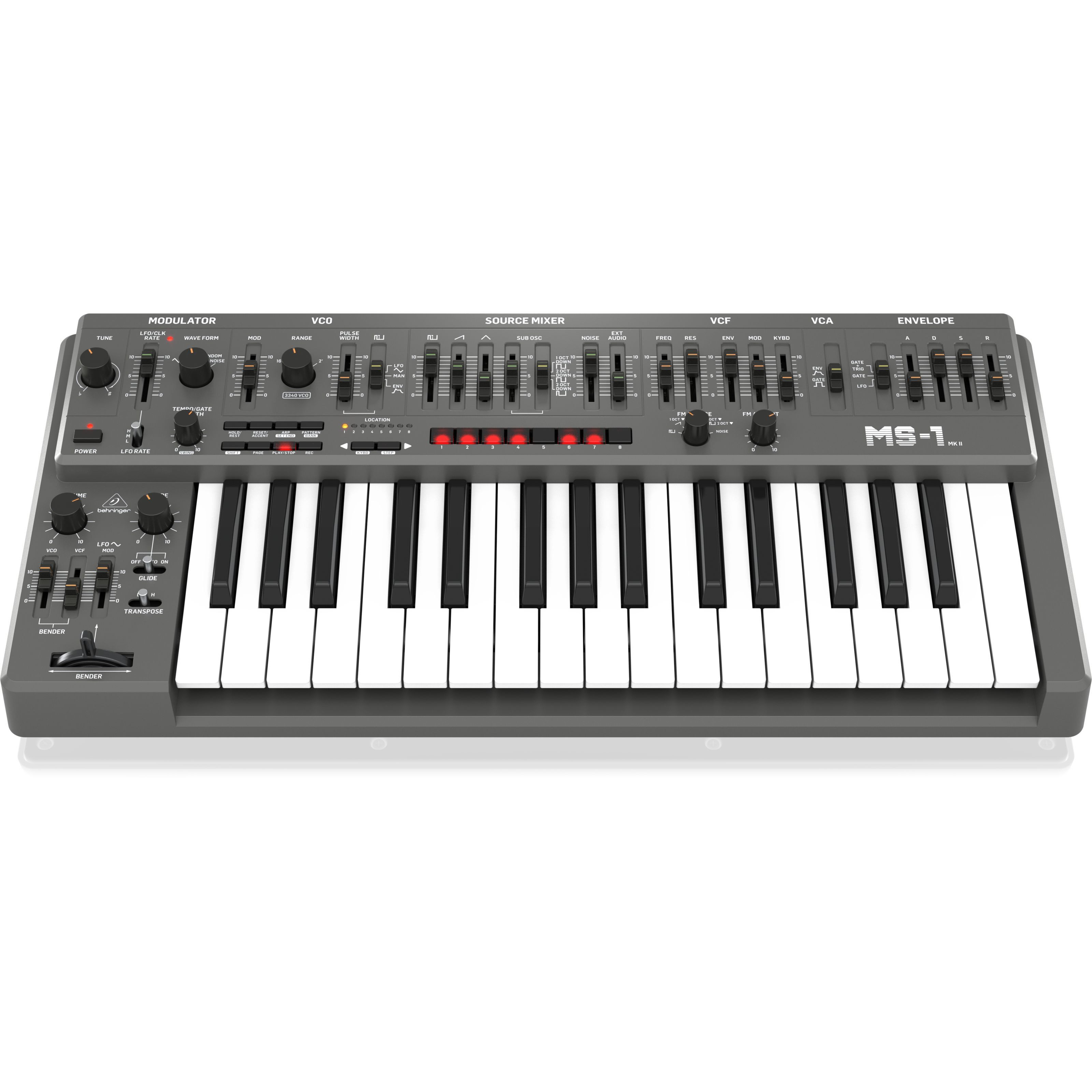 Behringer Synthesizer (Synthesizer, Analog Synthesizer), MS-1 MkII GY - Synthesizer