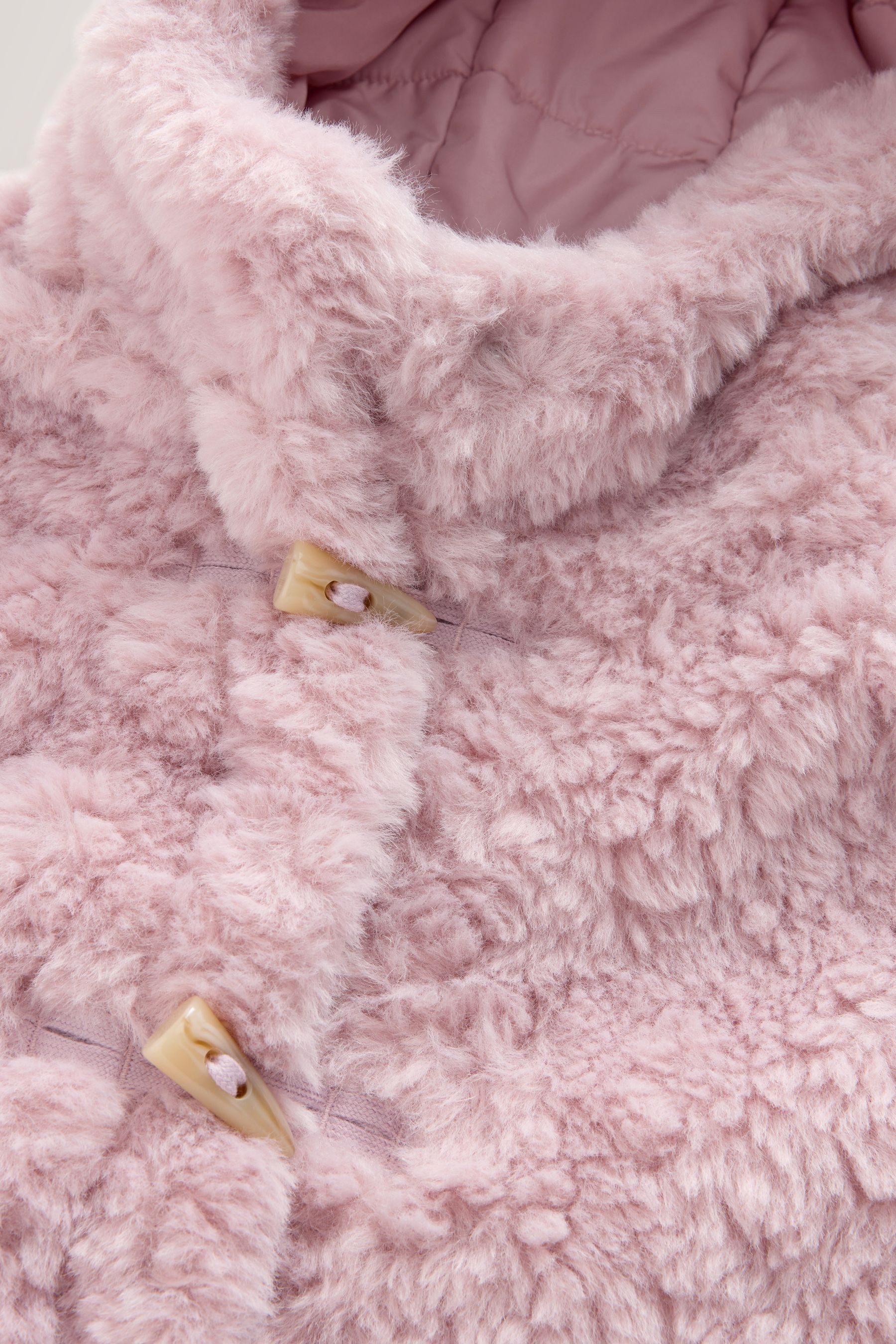 Next Dufflecoat Dufflecoat-Mantel ausTeddyfell (1-tlg)