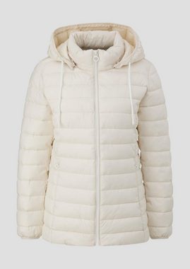 s.Oliver Funktionsjacke Leichte Steppjacke mit abnehmbarer Kapuze