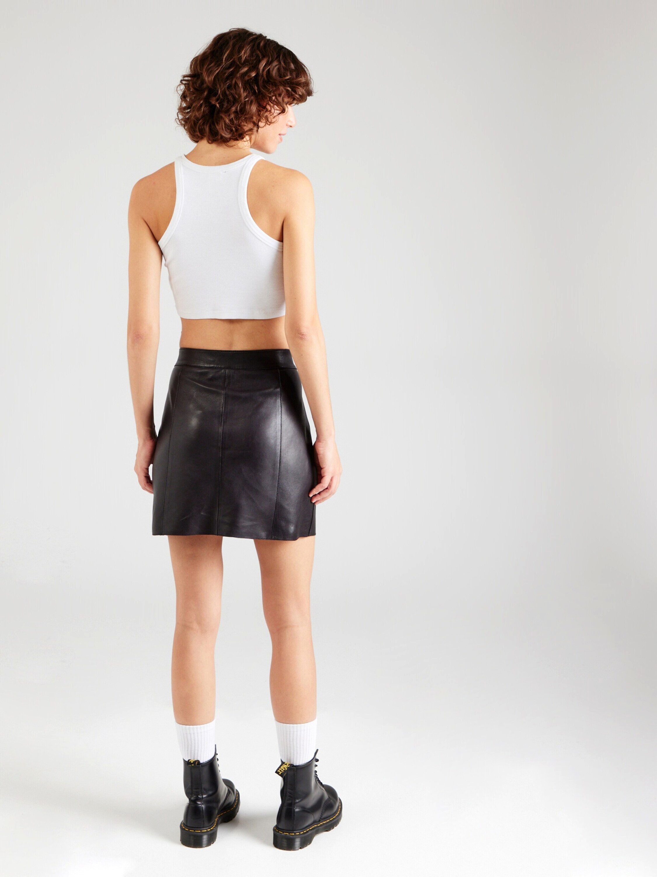 Freaky Nation Lederrock Charming Girl (1-tlg) Plain/ohne Details