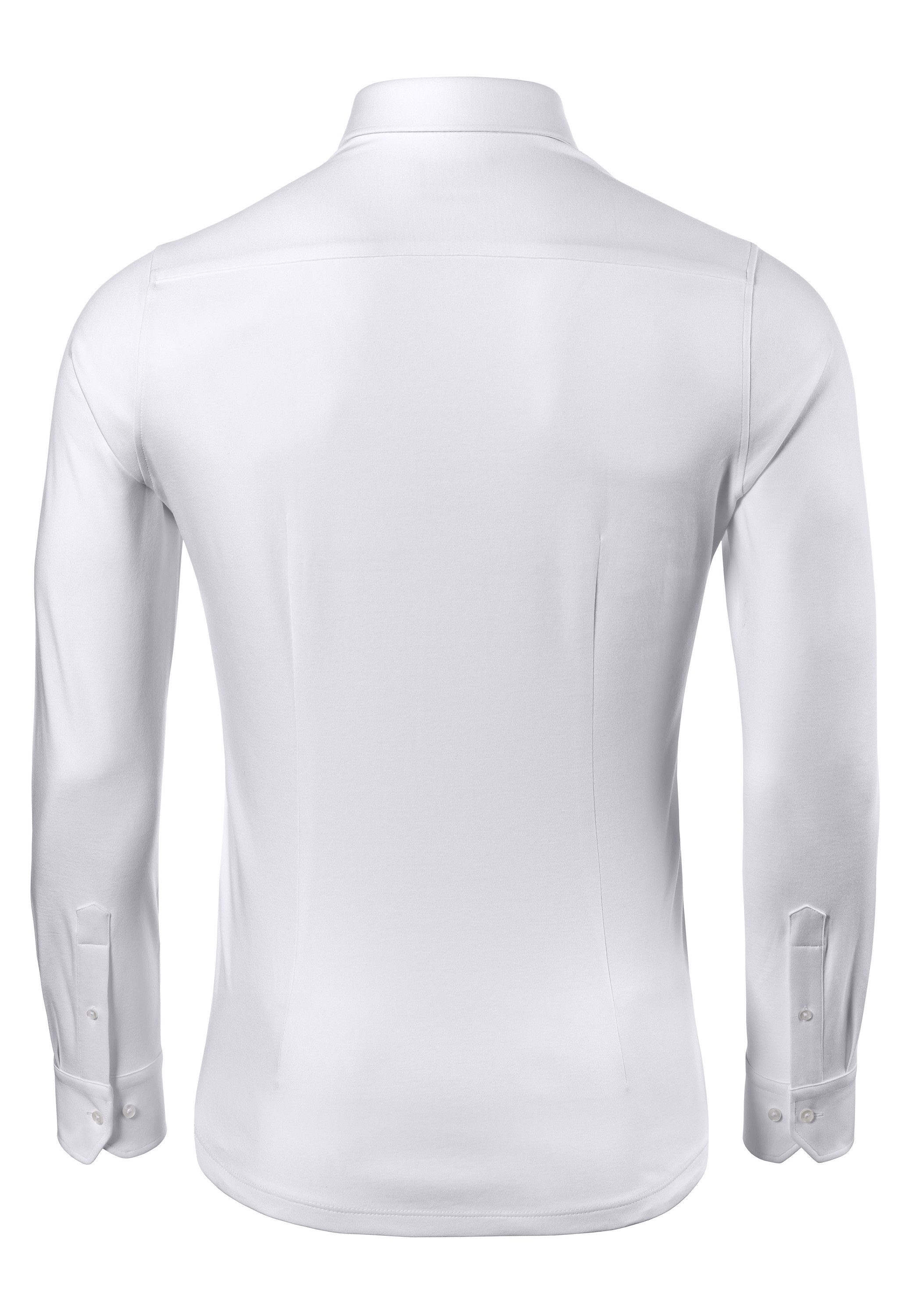 Vincenzo Boretti Businesshemd tailliert bügelfrei Jersey – Bild 4 von 4
