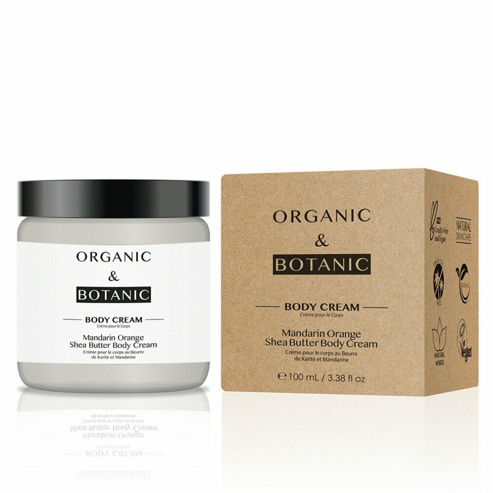 body 100 MANDARIN & butter Botanic cream Organic ml Körperpflegemittel shea ORANGE
