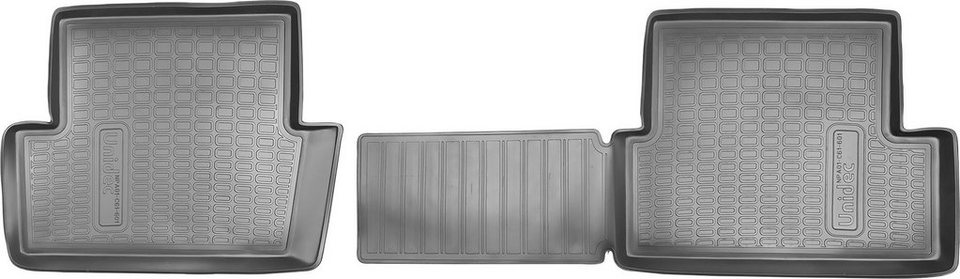 RECAMBO Passform-Fußmatten CustomComforts (2 St), für Nissan Qashqai, J10  2006 - 2013 hinten, perfekte Passform
