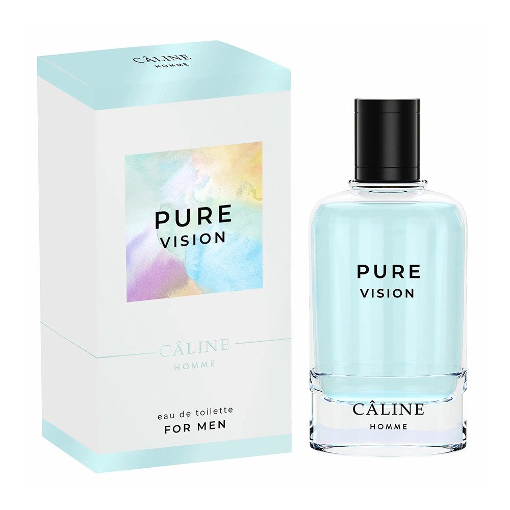 Caline Eau de Toilette CÂLINE HOMME Pure Vision Eau de Toilette 60 ml, Vielseitiger Duft für jeden Anlass