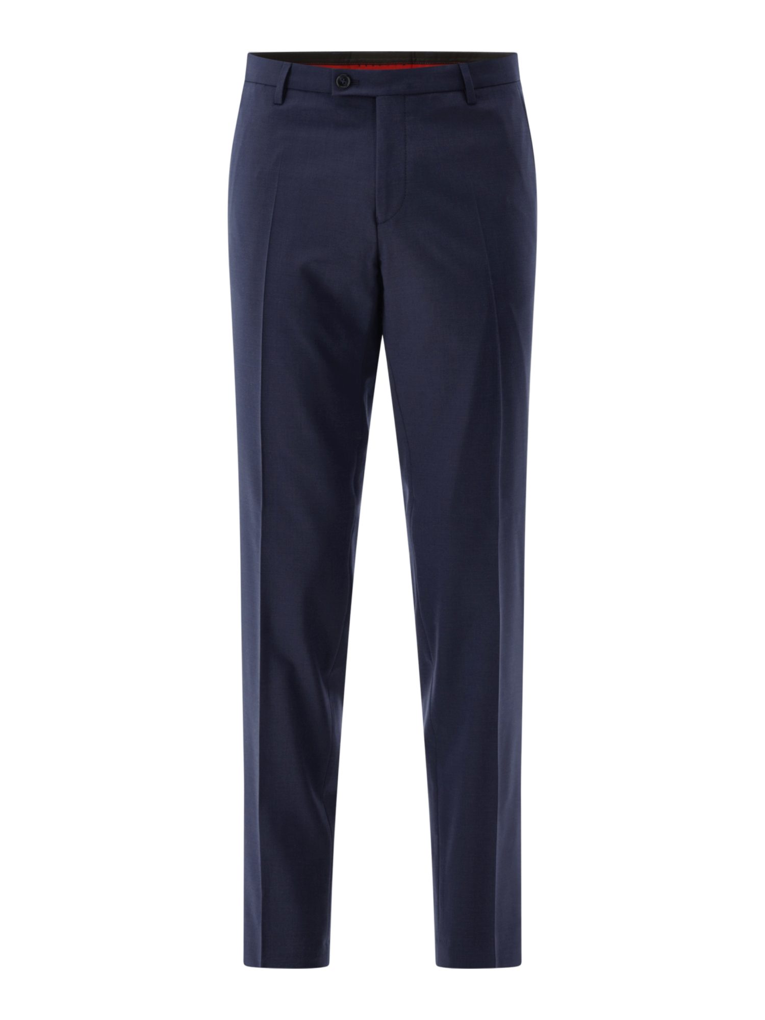 CG Club of Gents Stoffhose blau, Business, Polyester, Unifarben, Slim Fit, Mittel