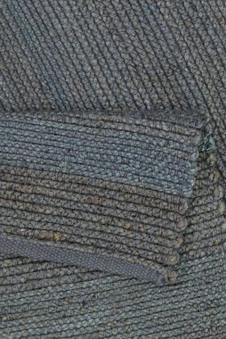Teppich »Hanf Uni«, Home affaire, rechteckig, Höhe 5 mm, Wendeteppich, flacher Teppich, einfarbig, ideal im Wohnzimmer & Küche