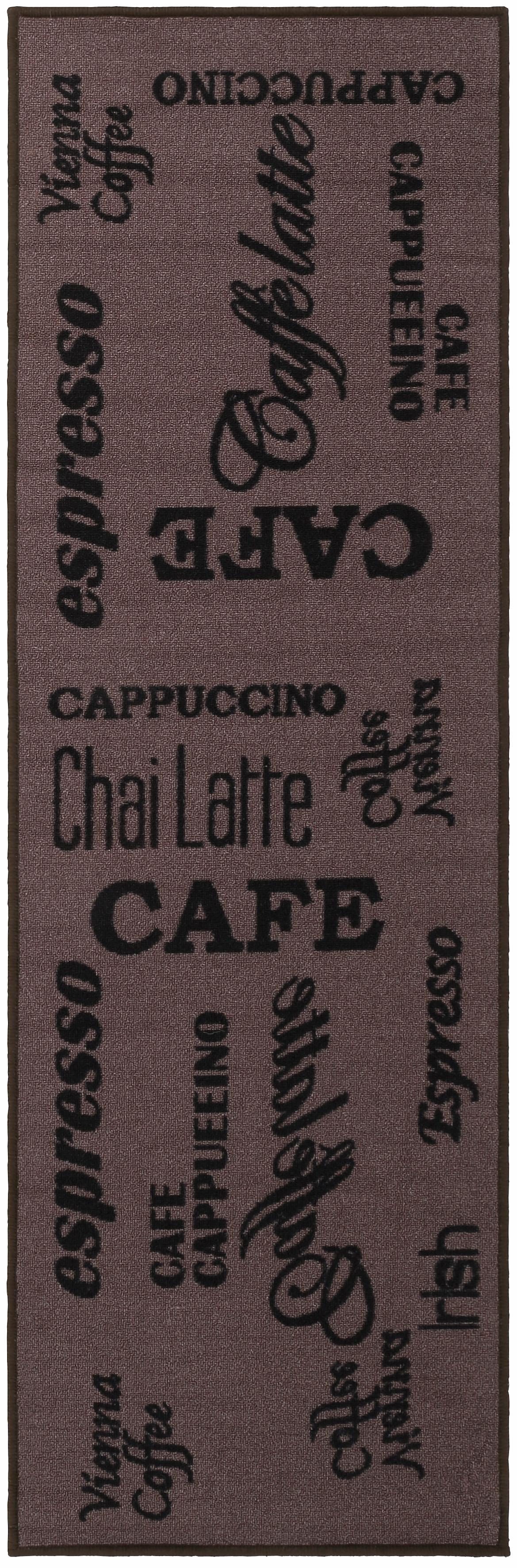 Küchenläufer »Espresso«, Andiamo, rechteckig, Höhe 5 mm, mit Schriftzug, rutschhemmend, Küche-HomeTrends