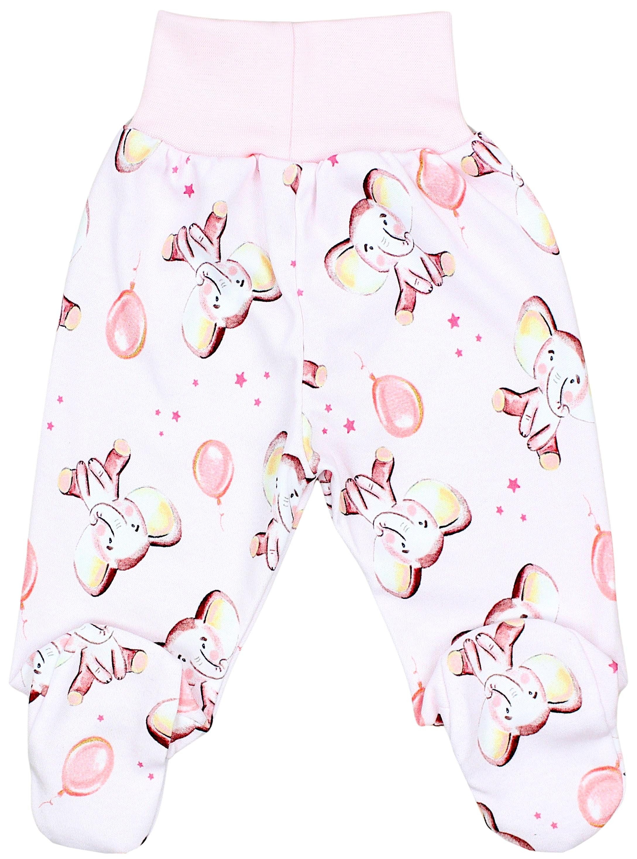 TupTam Schlupfhose TupTam Baby Unisex Hose mit Fuß Bunte 5er Pack