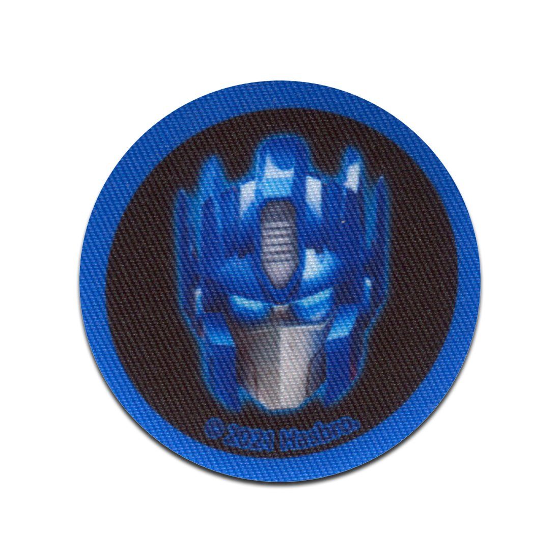 Transformers Aufnäher Bügelbild, Aufbügler, Applikationen, Patches, Flicken, zum aufbügeln, Polyester, Transformers Optimus Prime Button - Größe: 5,5 x 5,5 cm