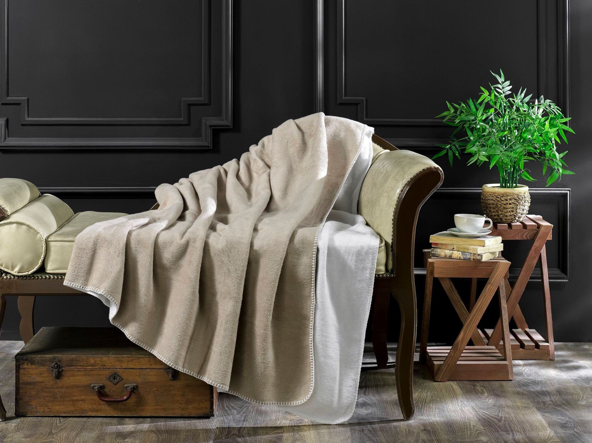 Wohndecke Doubleface Wohndecke Kuscheldecke 2 farbig günstig online kaufen