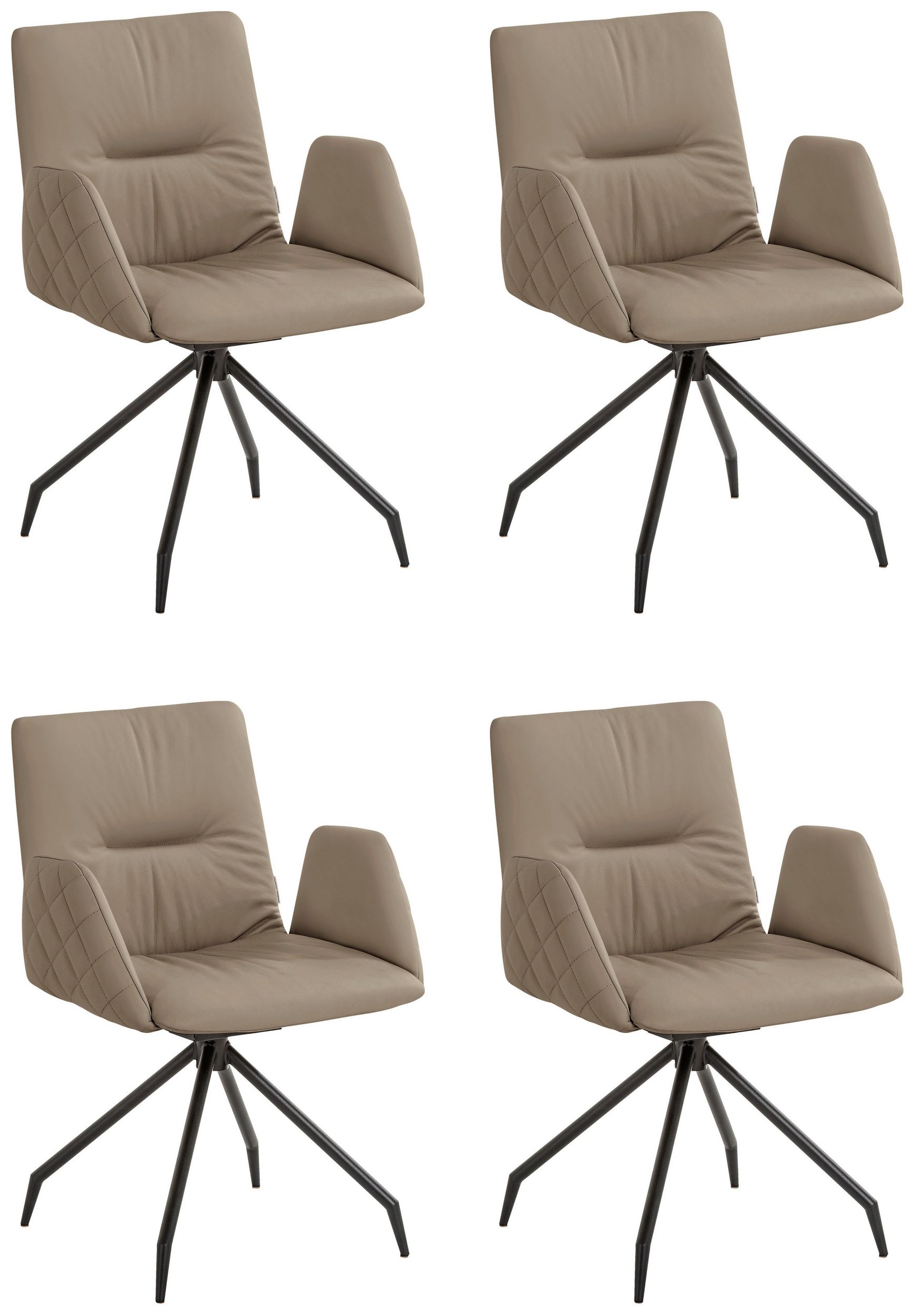 W.SCHILLIG Armlehnstuhl LOTTA im 4er-Set - W.SCHILLIG