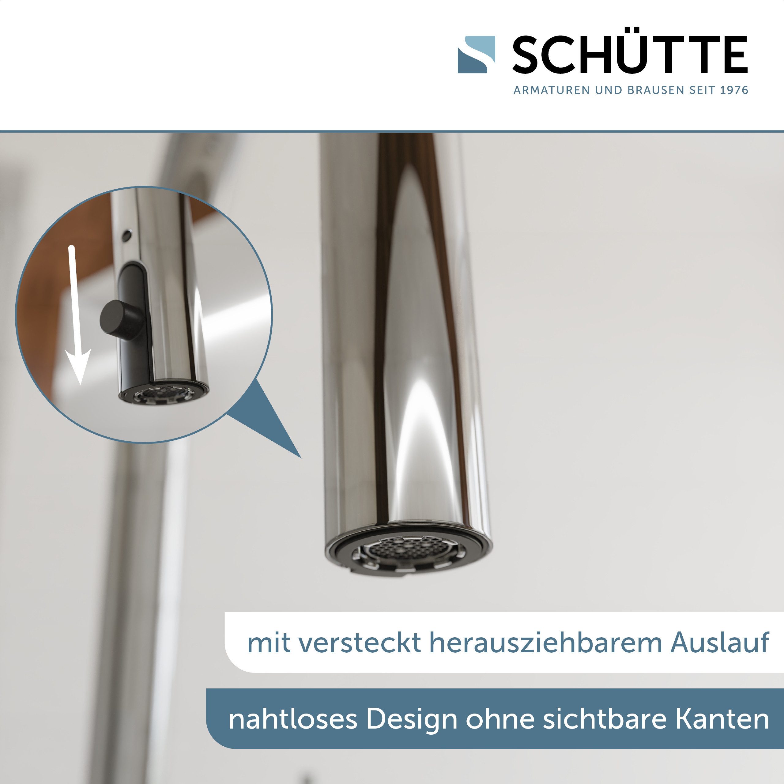 Schütte Spültischarmatur BLACKPOOL energiesp. Cold-Start-Funkt., 360° günstig online kaufen