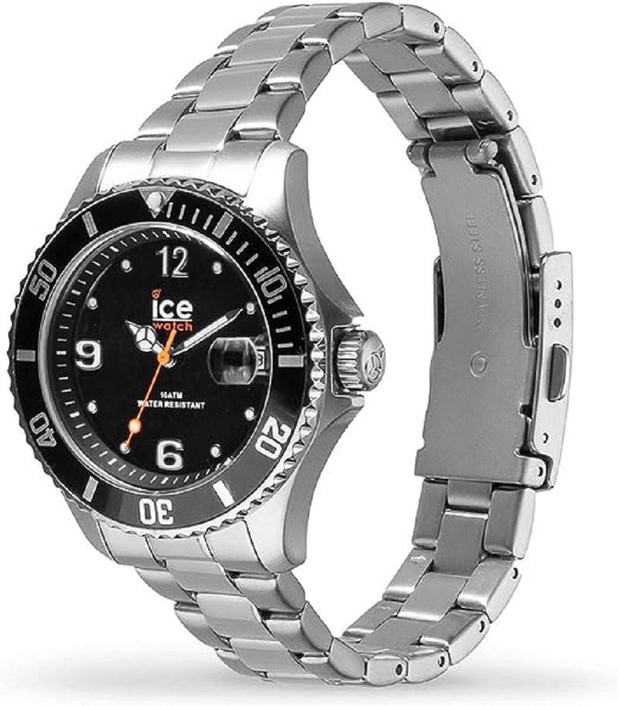 ice-watch Quarzuhr, Ice-Watch (Small) Black silver ICE steel 
