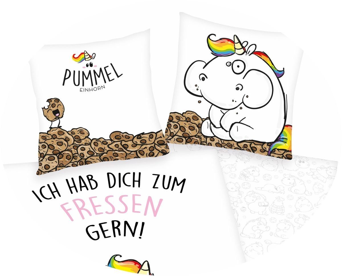 Herding Jugendbettwäsche Einhorn Biber Flanell Wende günstig online kaufen