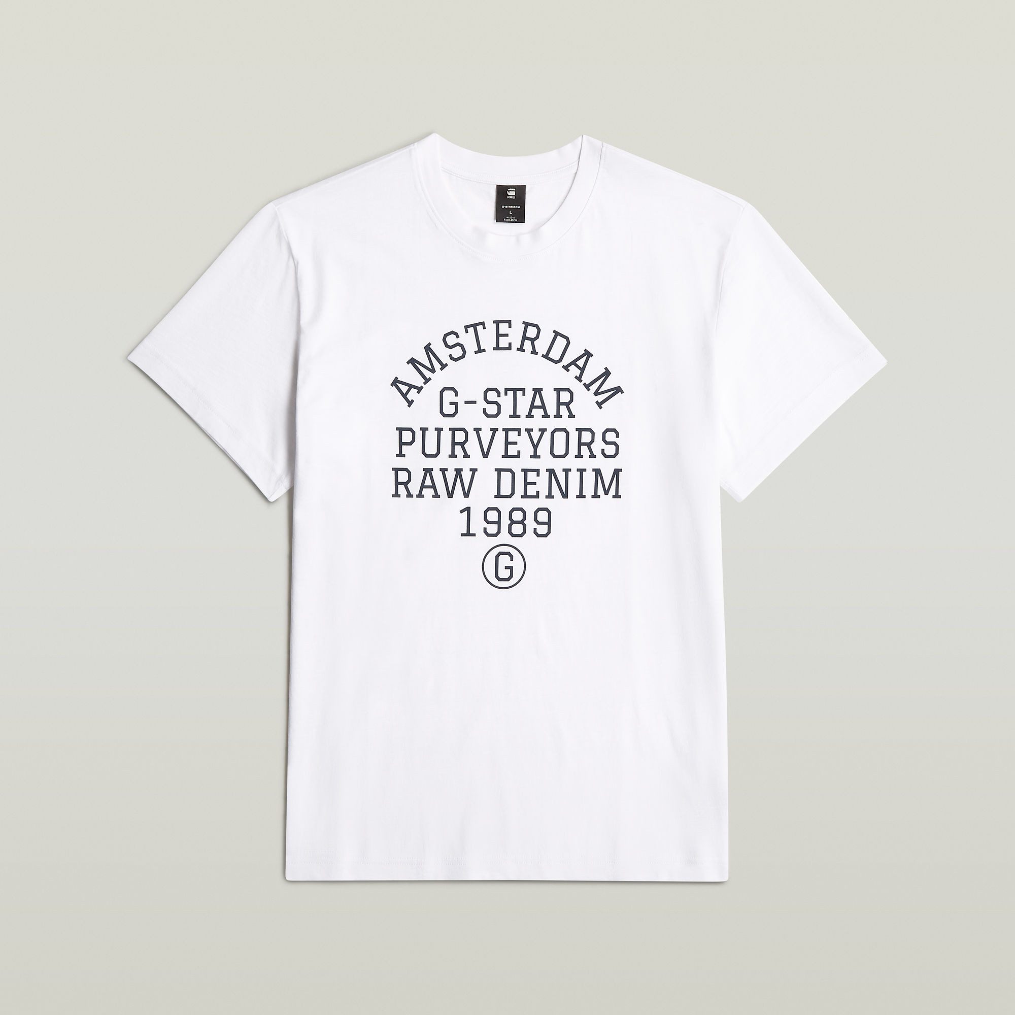 G-STAR T-Shirt Purveyors mit Rundhals, Frontprint – Bild 5 von 5