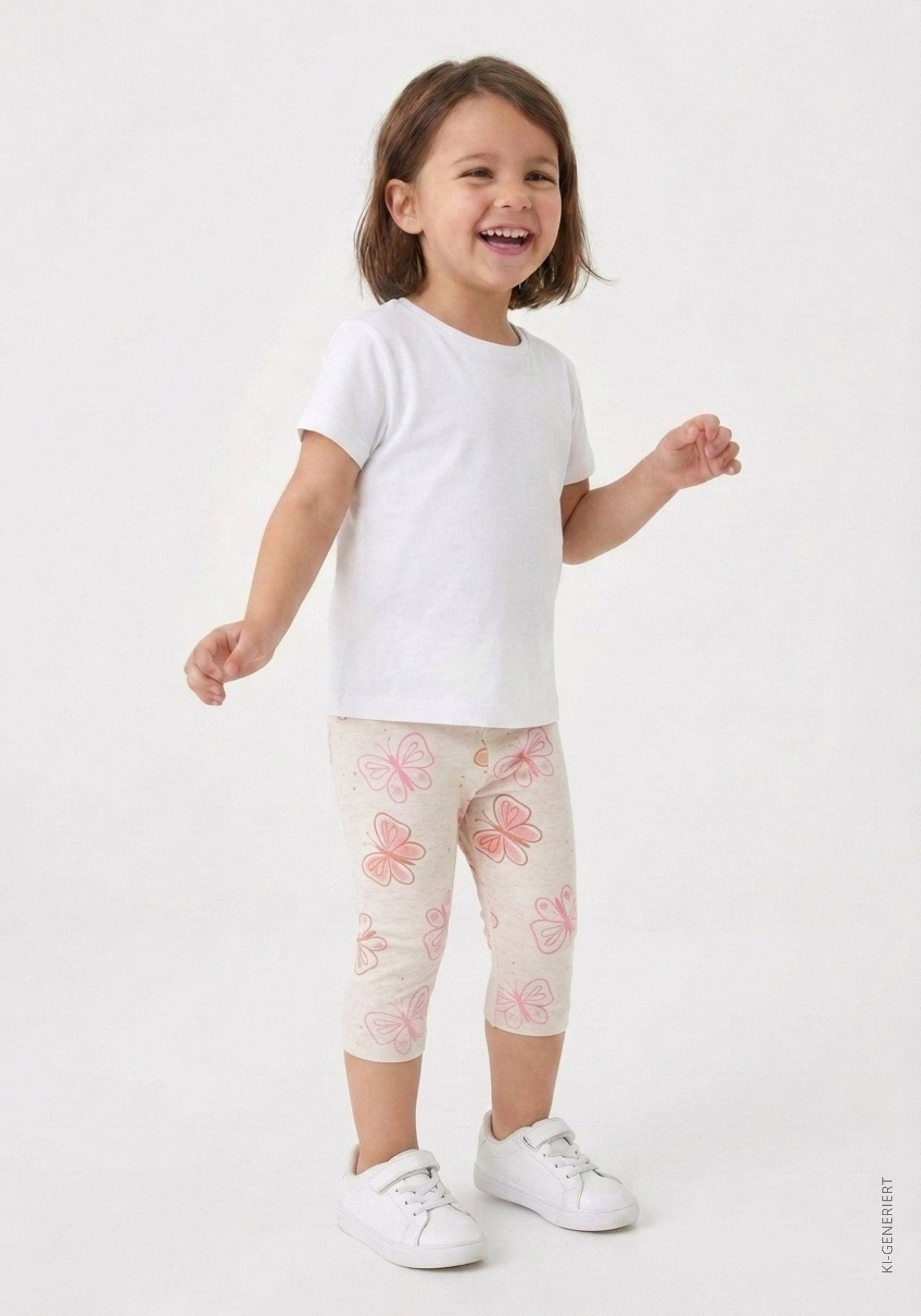 STACCATO Caprileggings (2-tlg) 2er Pack mit Schmetterlings-Motiven, für Girls – Bild 4 von 5