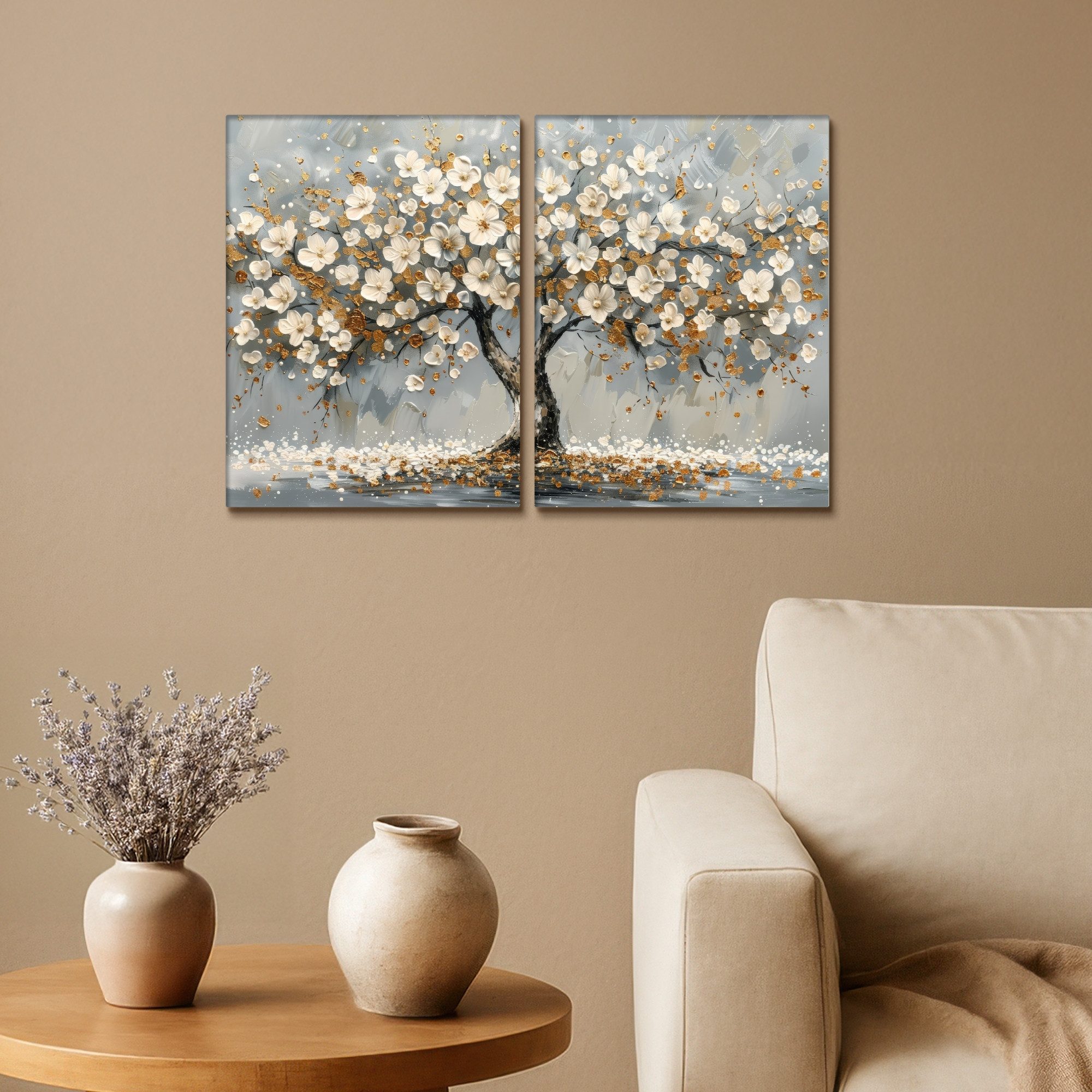 MuchoWow Leinwandbild Baum - Abstrakt - günstig online kaufen