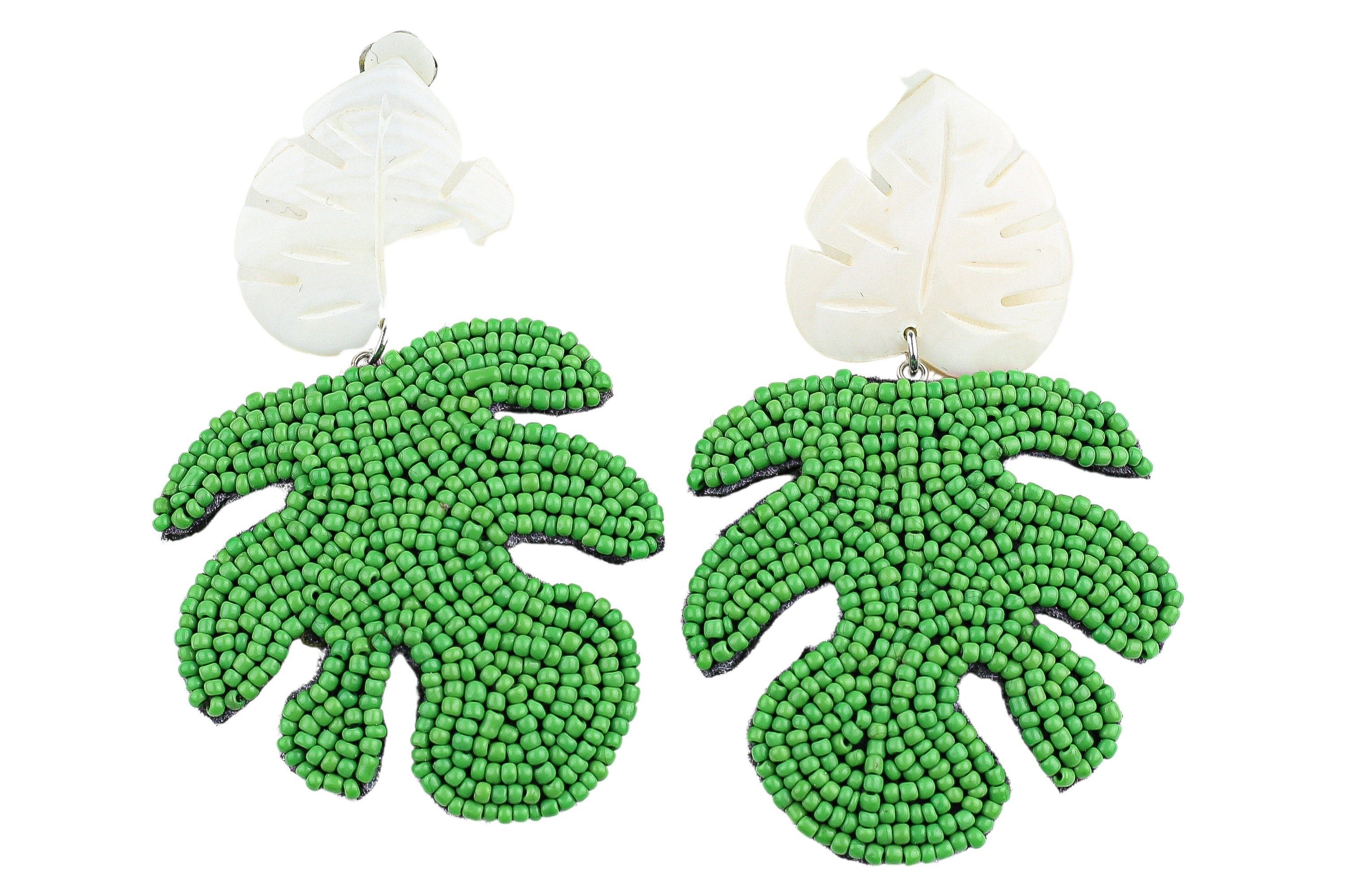 COLLEZIONE ALESSANDRO Paar Ohrclips Leaf