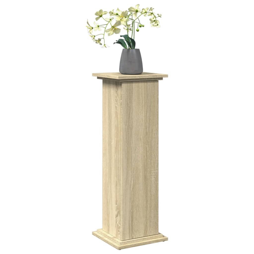 Blumenständer Blumenständer mit Stauraum Sonoma Eiche 31x30x90 cm Spanplatte