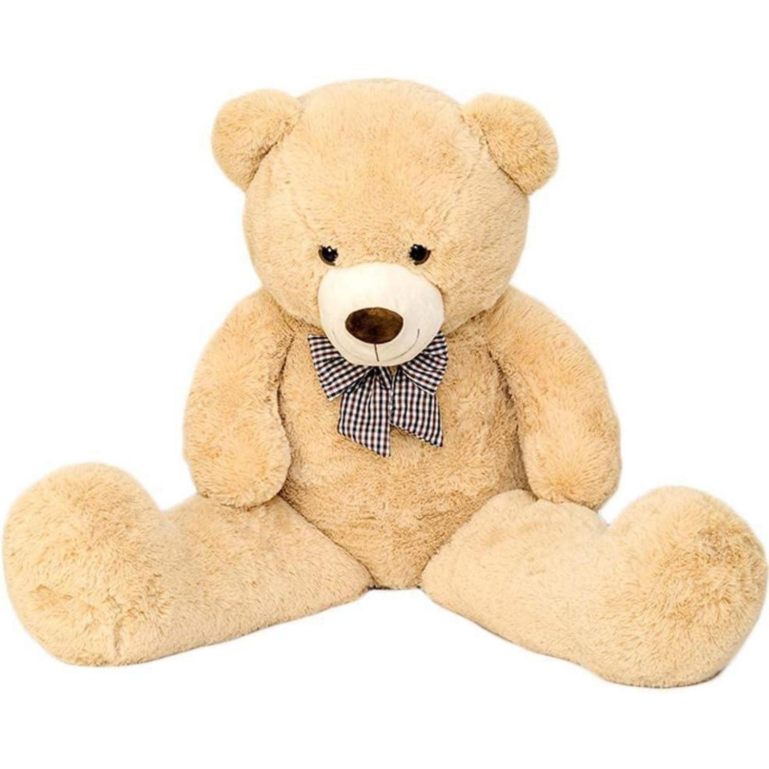 LuxusKollektion Kuscheltier Teddybär Kuschelbär Plüschbär Kuscheltier Hellbraun XL (1er Pack)