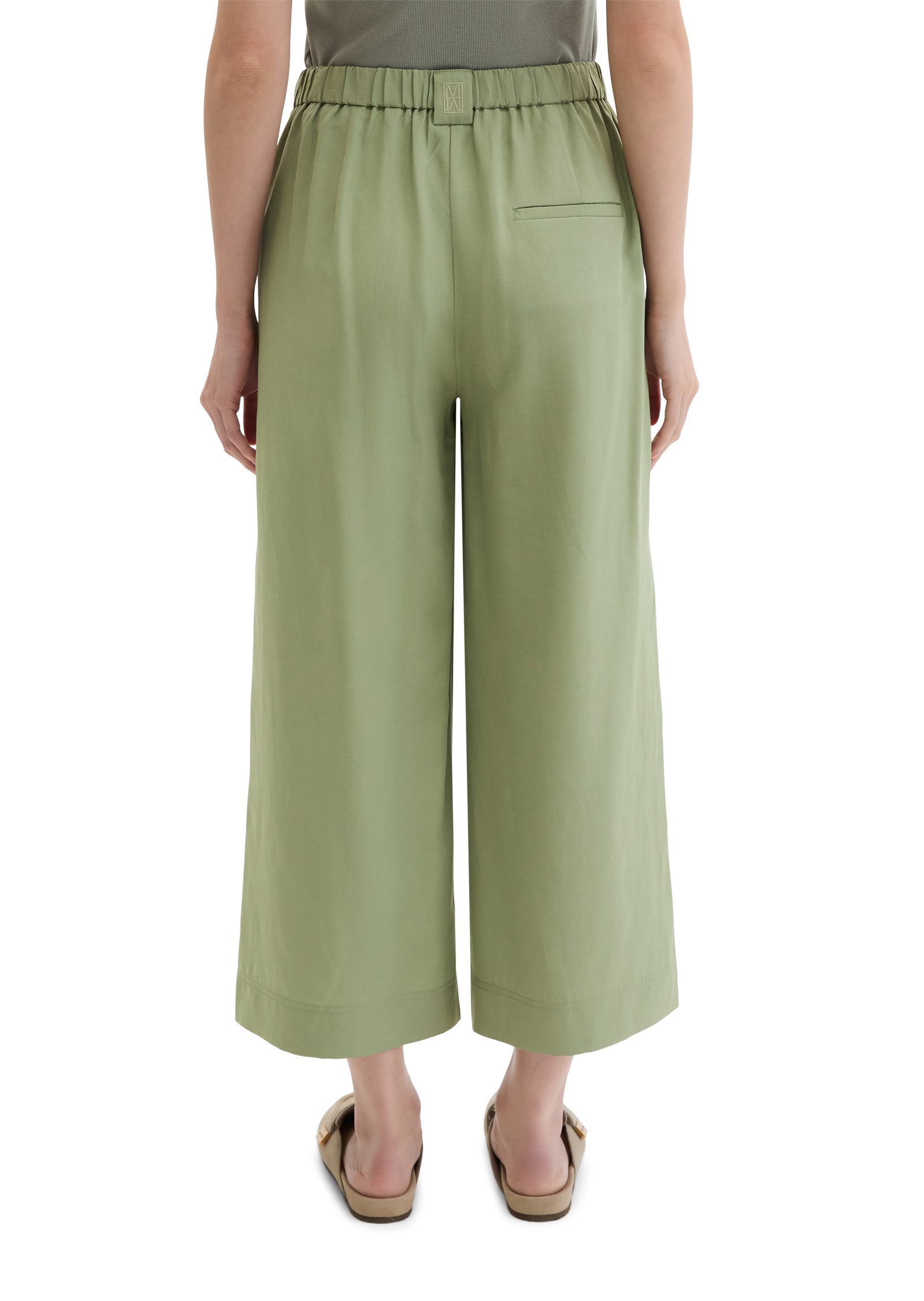 Marc O'Polo Dehnbund-Hose Model Margo wide aus Lyocell-Leinen-Mix, elastisc günstig online kaufen
