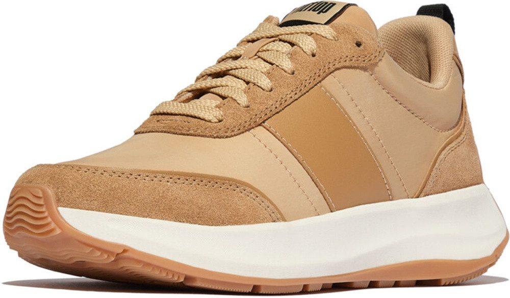 Fitflop F-Mode Flow Sneaker - Nylon & Suede Mix Sneaker