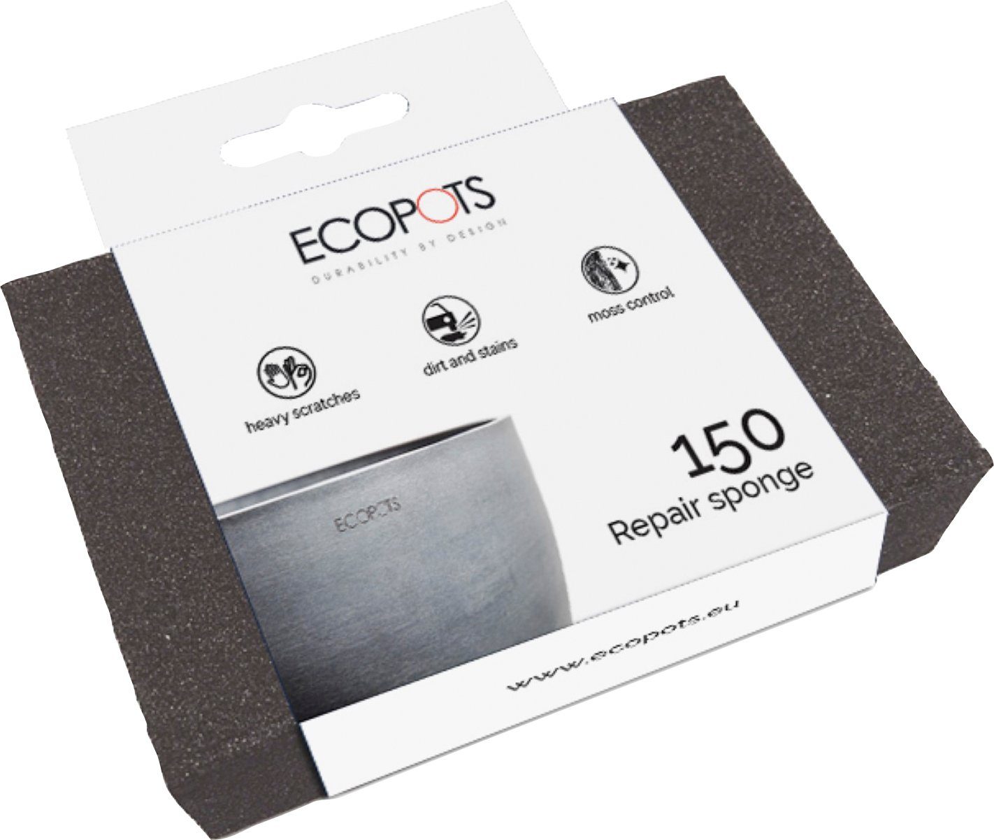 ECOPOTS Schwamm REPAIR SPONGE, beseitigt kleine Kratzer