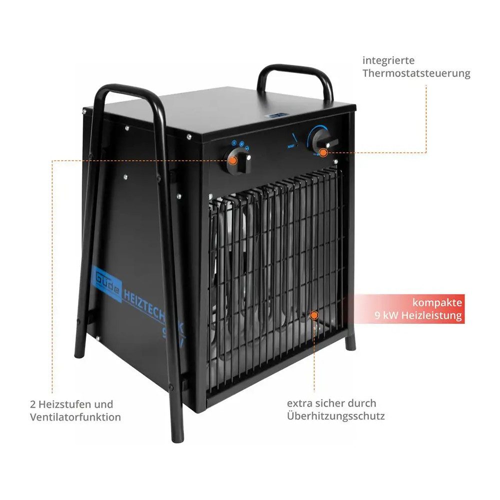 Güde Heizgerät Elektroheizer GH 9 EV, 9000 W günstig online kaufen