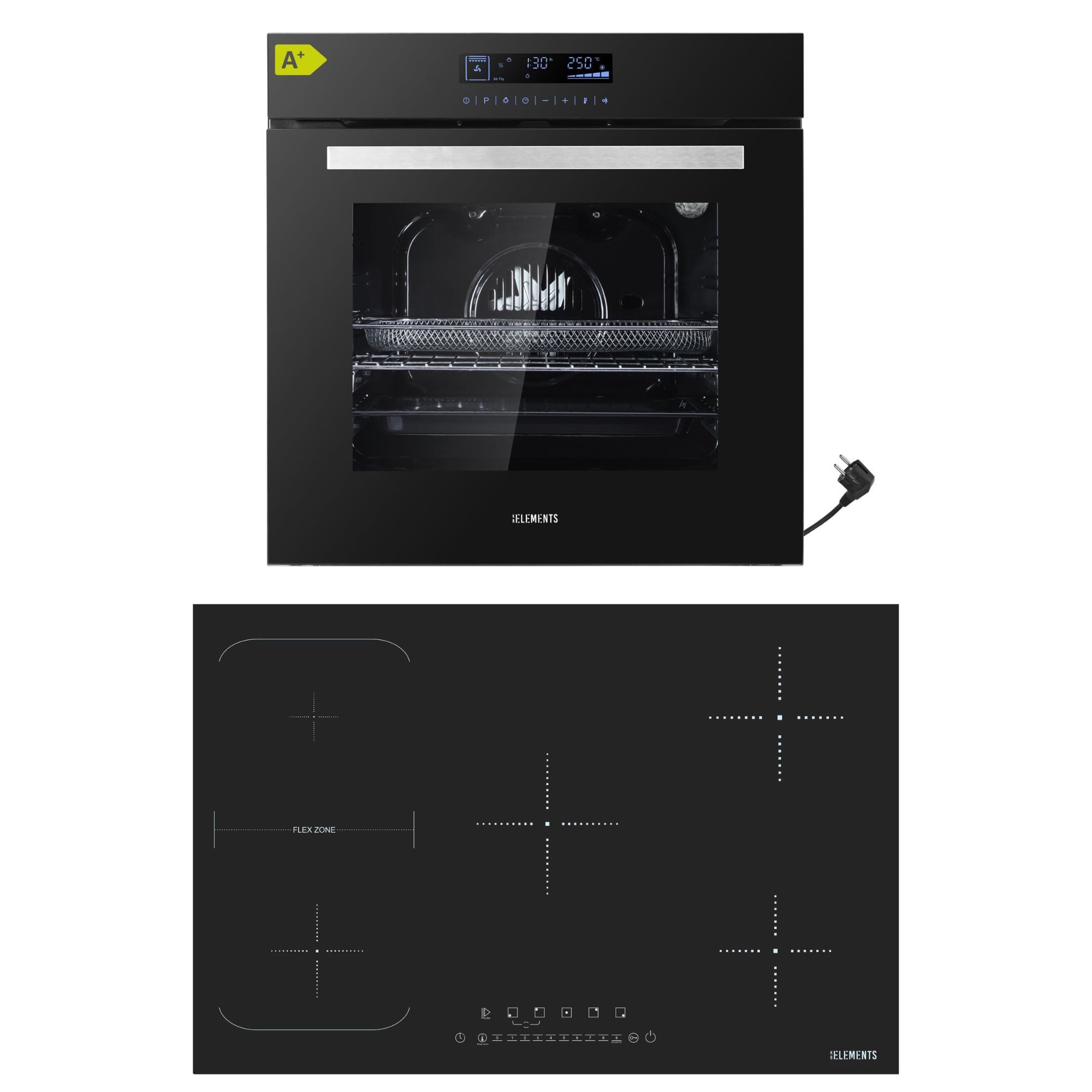 KB Elements Induktions-Kochfeld ELK105PF, Flexzone, Warmhaltefunktion