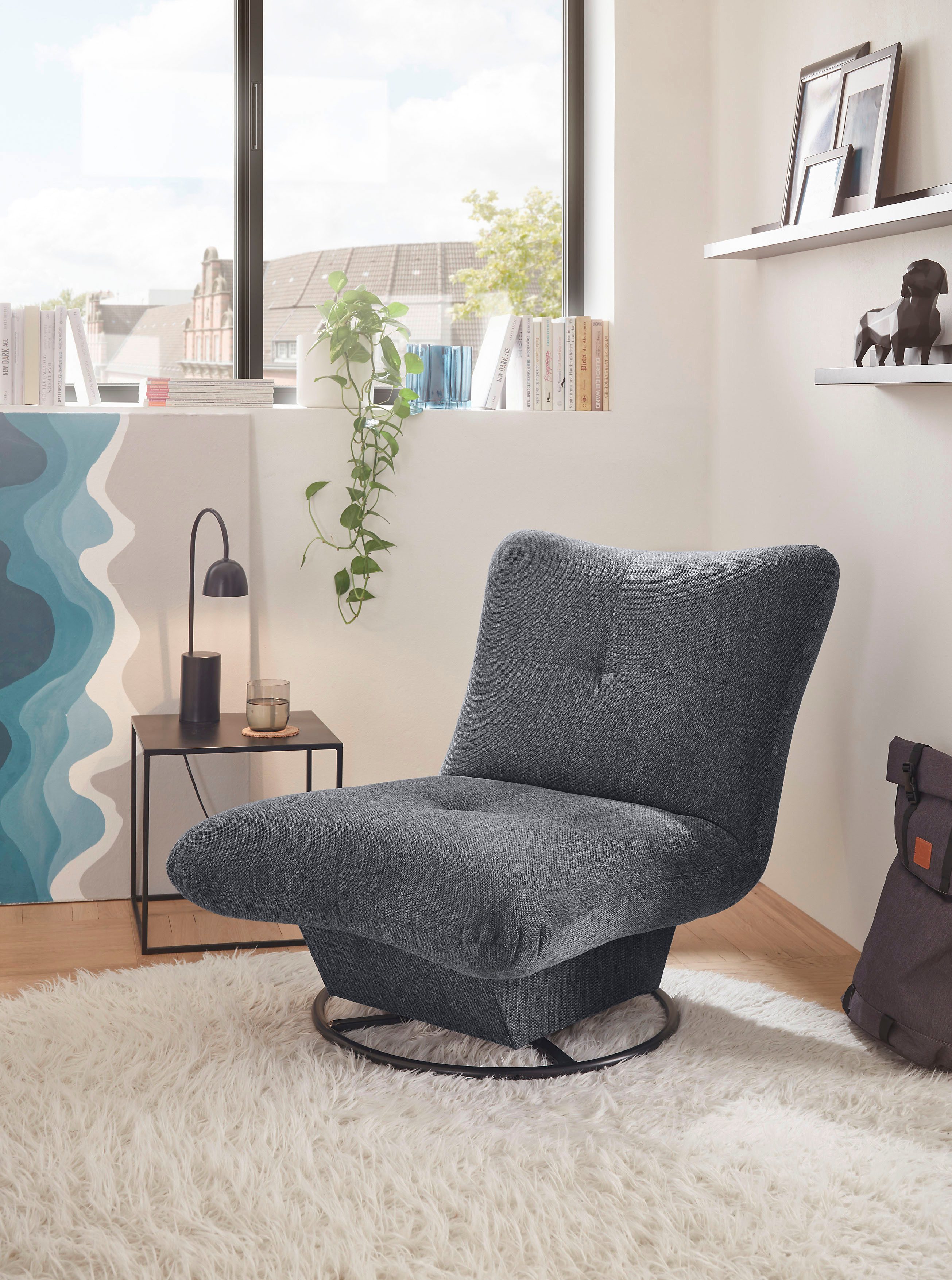 ED EXCITING DESIGN Drehsessel Maranello, frei im Raum stellbar, drehbar