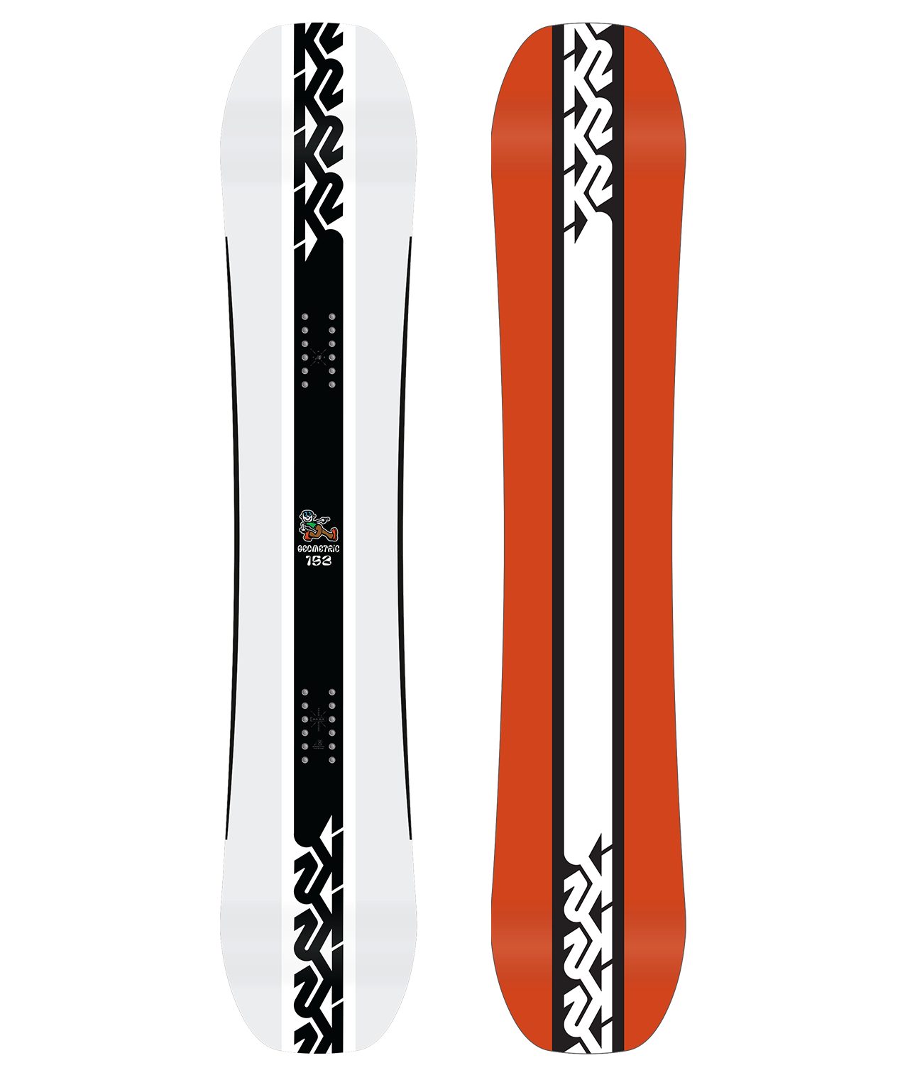 K2 Snowboard GEOMETRIC DESIGN