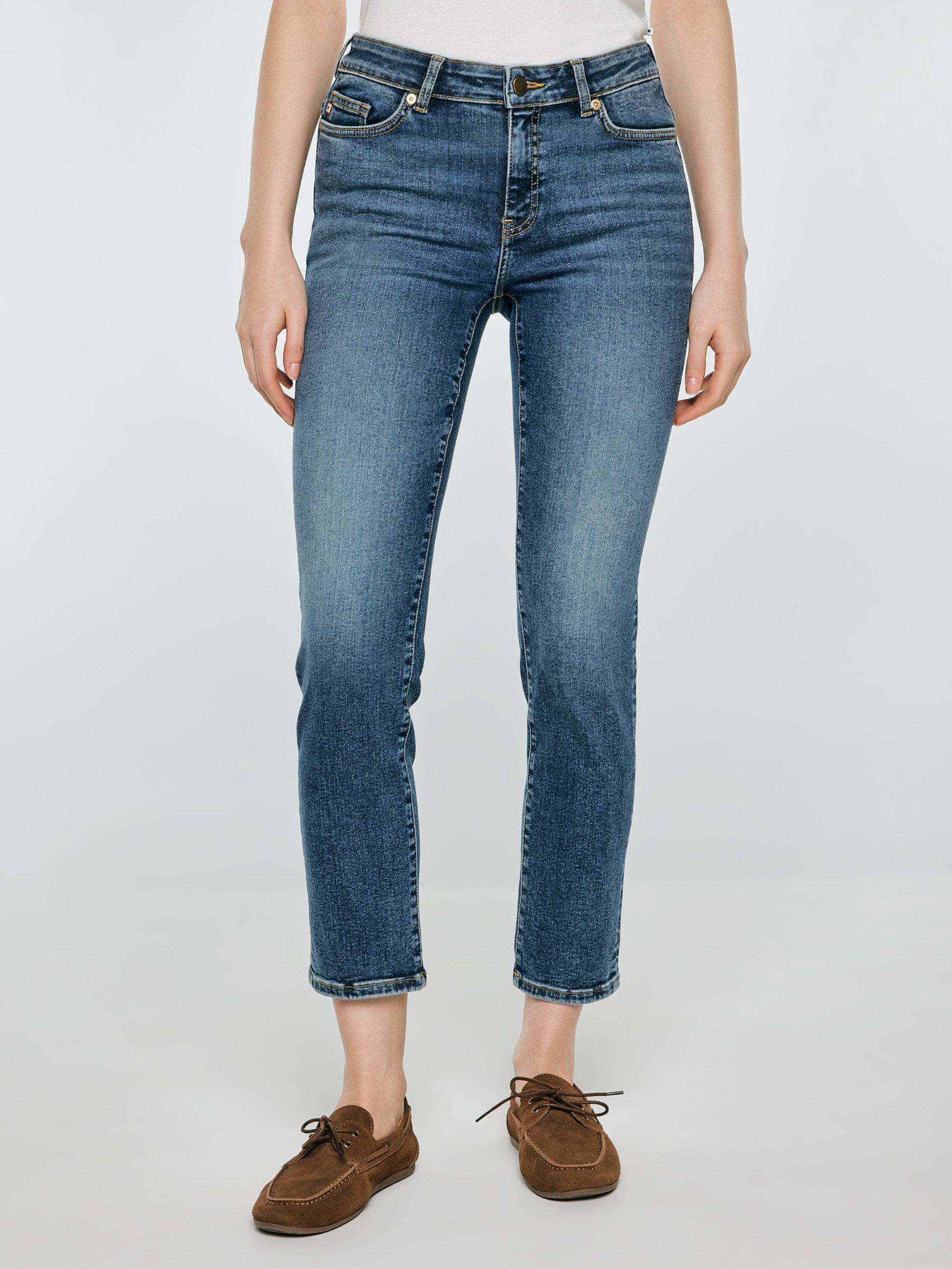 BIG STAR Skinny-fit-Jeans ADELA CROPPED normale Leibhöhe