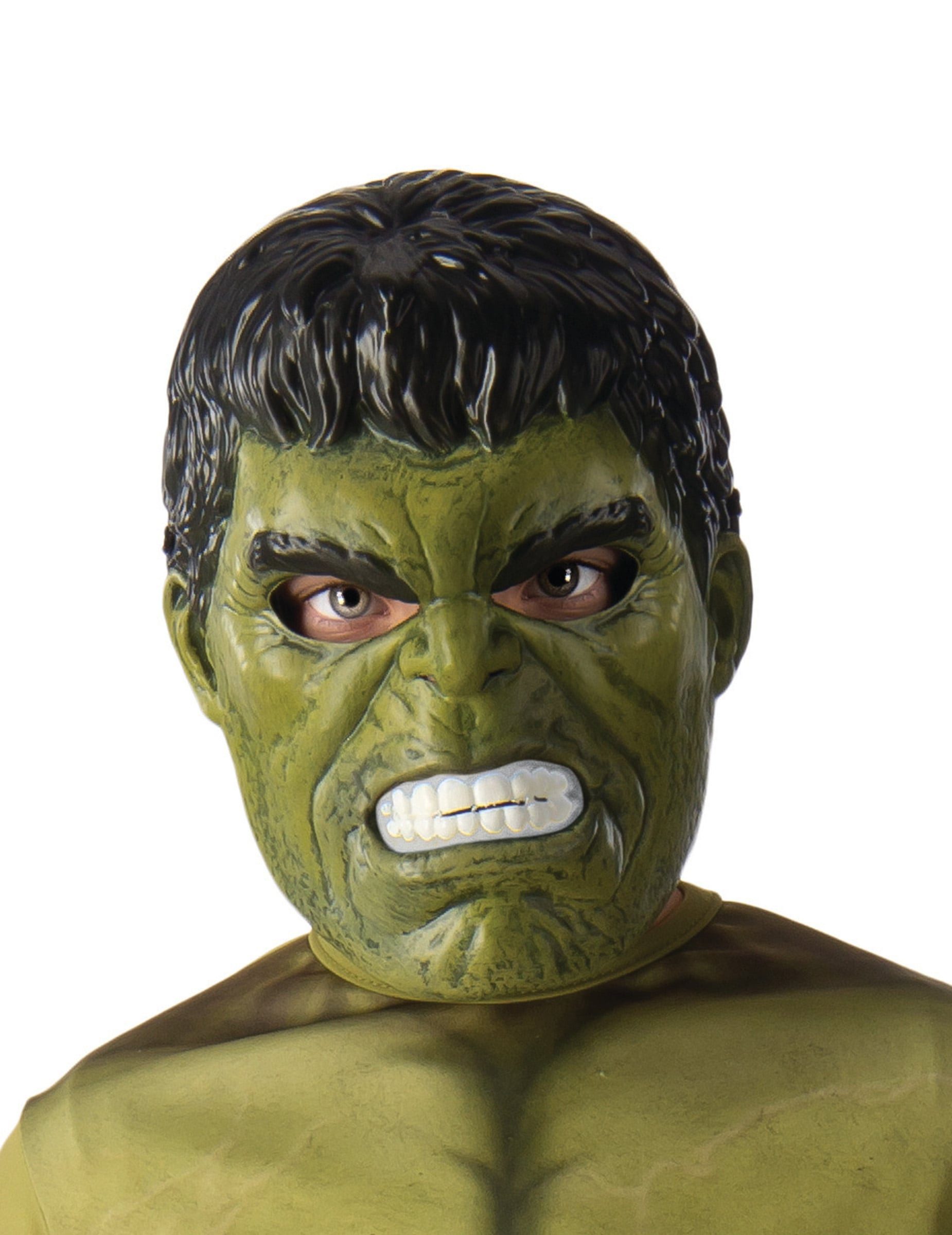 Rubie´s Kostüm Hulk-Halbmaske für Kinder Marvel-Lizenzmaske grün-schwarz