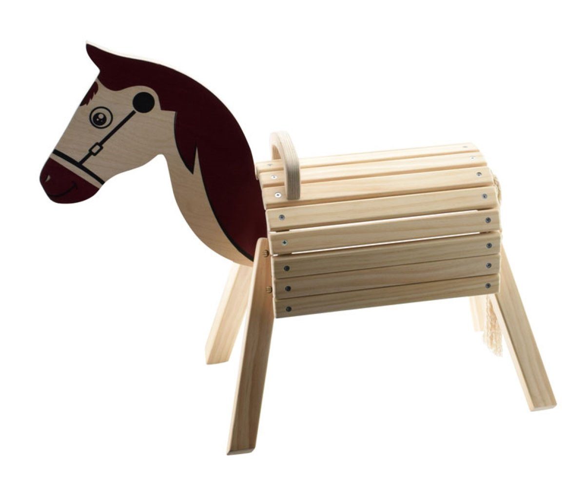 Holzpferd Pony Duply Woody