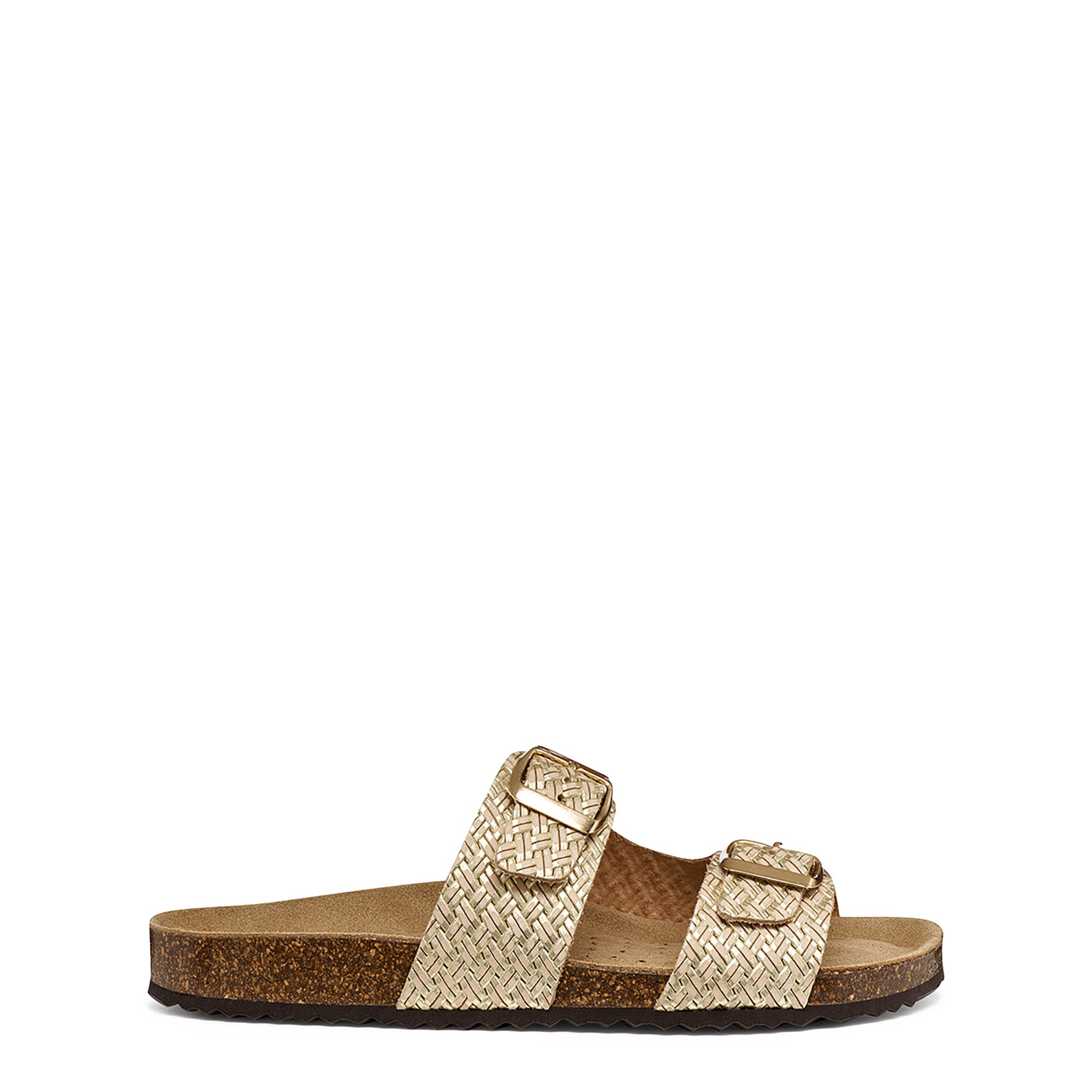 Geox GEOX BRIONIA, Sandaletten, Gold, Damen Sandalette