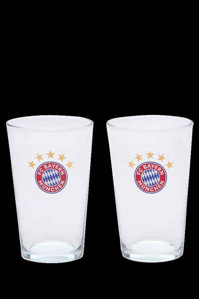 FC Bayern München Glas Fanglas 2er-Set, Glas