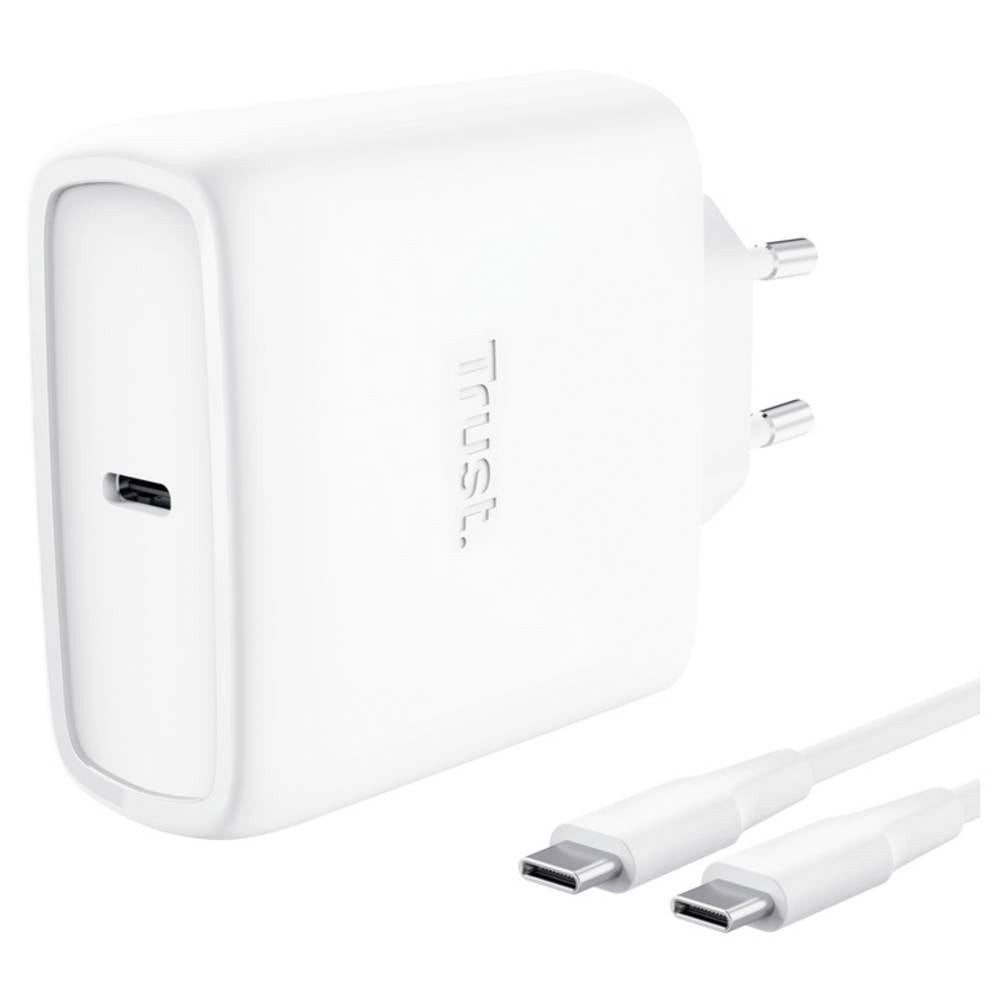 Trust USB Ladegerät 65 W Weiß Maxo USB-Ladegerät