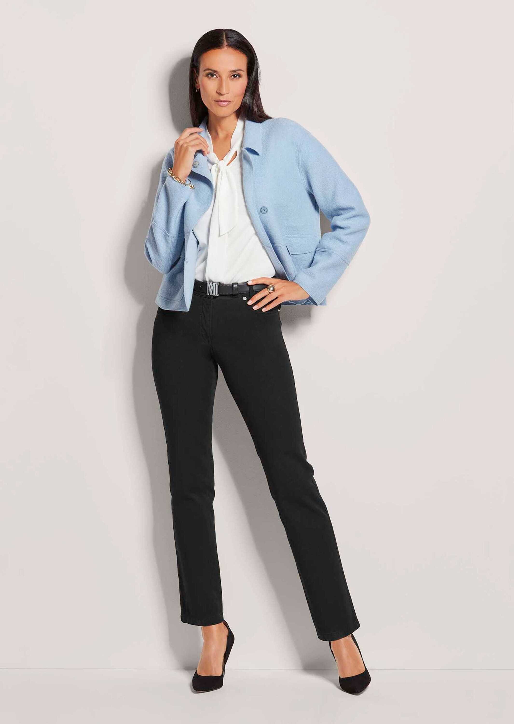 MADELEINE Kurzblazer Wollblazer mit Klappkragen und günstig online kaufen