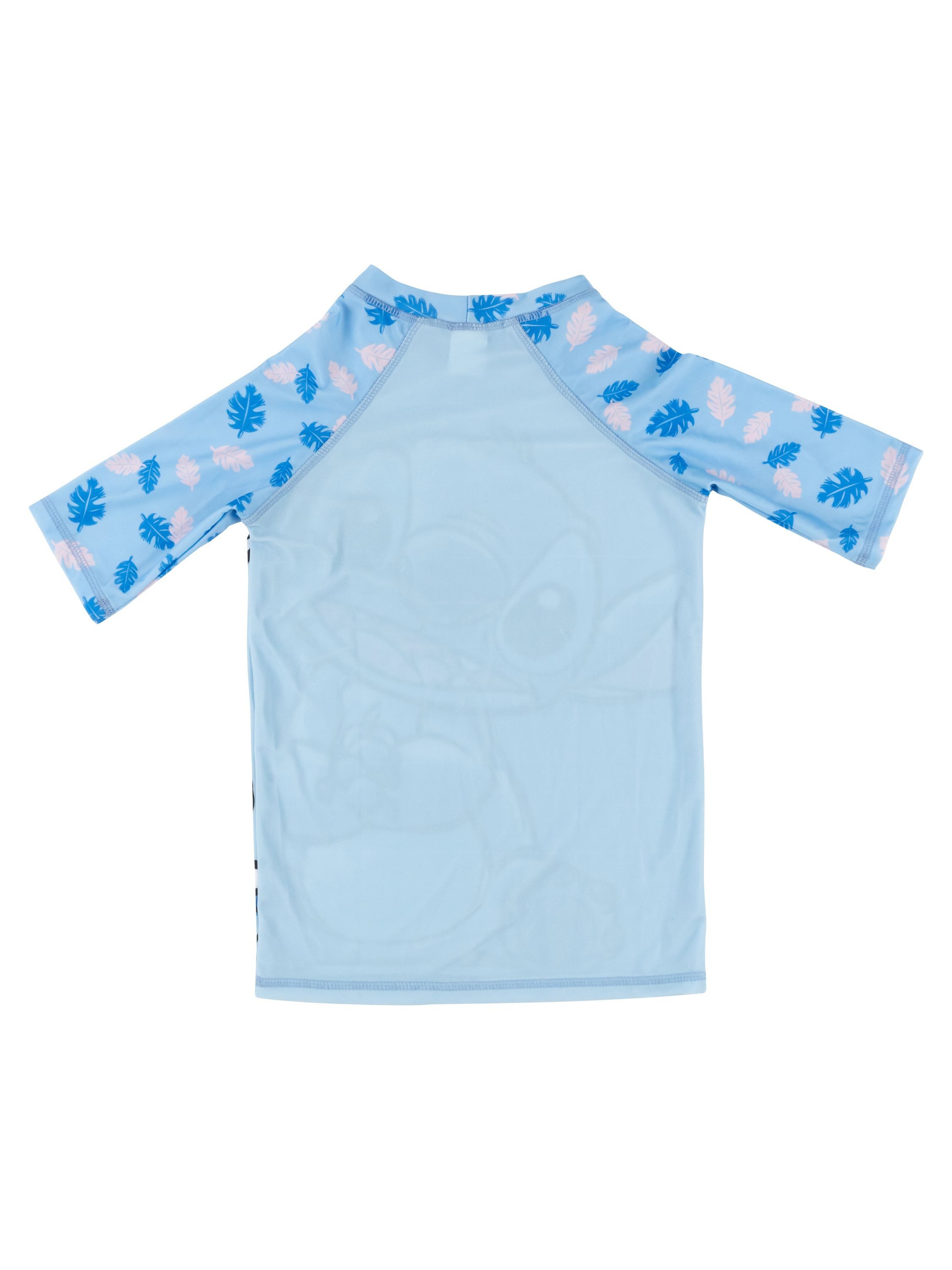 United Labels® Badeanzug Lilo & Stitch Schwimmset UV-Schutz 30 Badeanzug Shirt Hose Zweiteiler