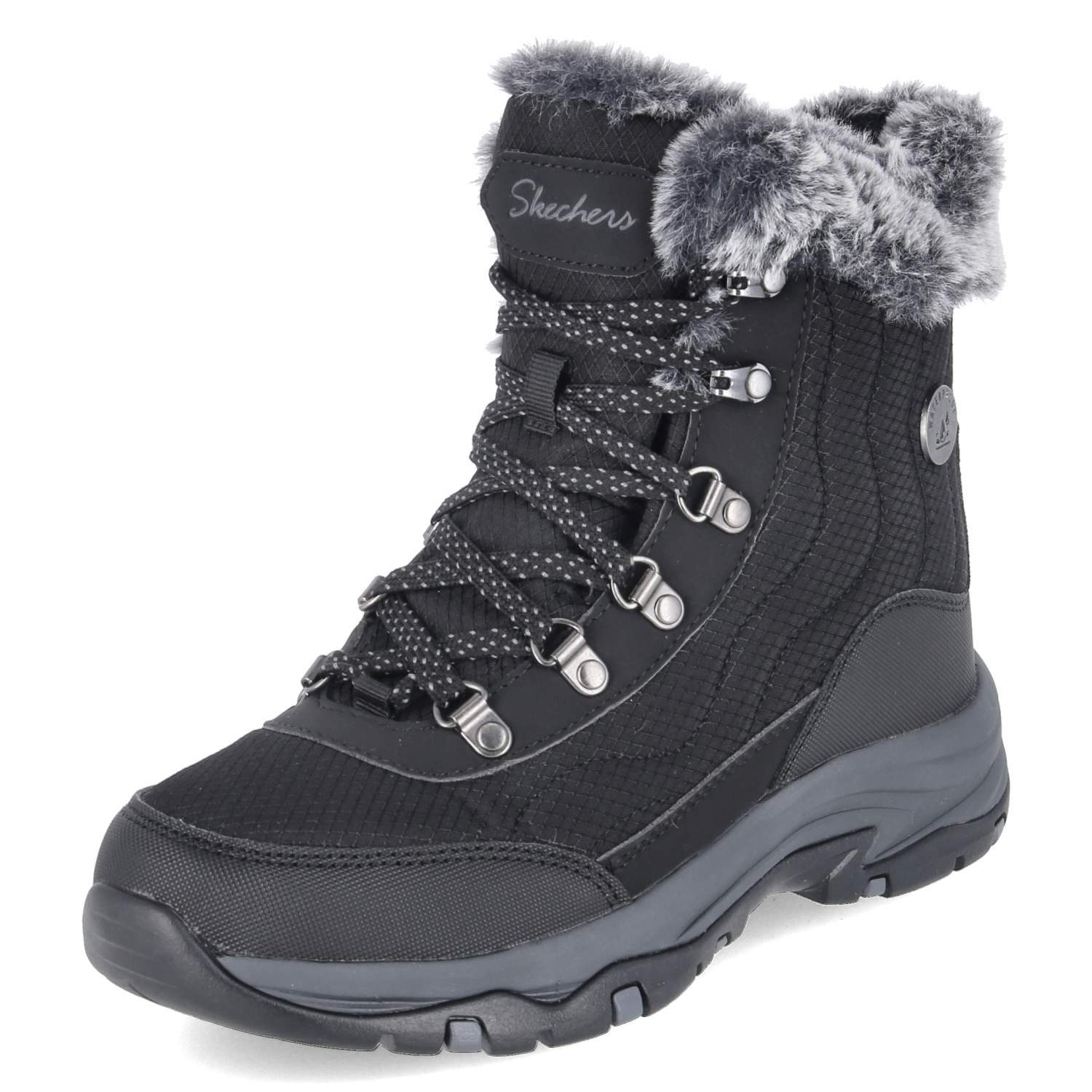 Skechers Skechers 167893 BBK Damen Textil & Synthetik schwarz Winterstiefel günstig online kaufen