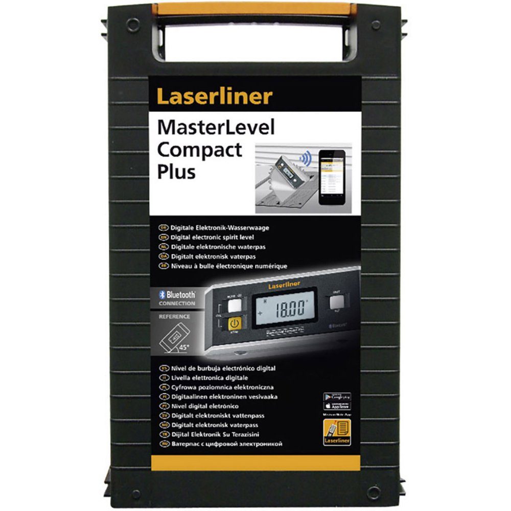 LASERLINER Wasserwaage Laserliner MasterLevel Compact Plus 081.265A Digitale Wasserwaage mit, (MasterLevel Compact Plus)