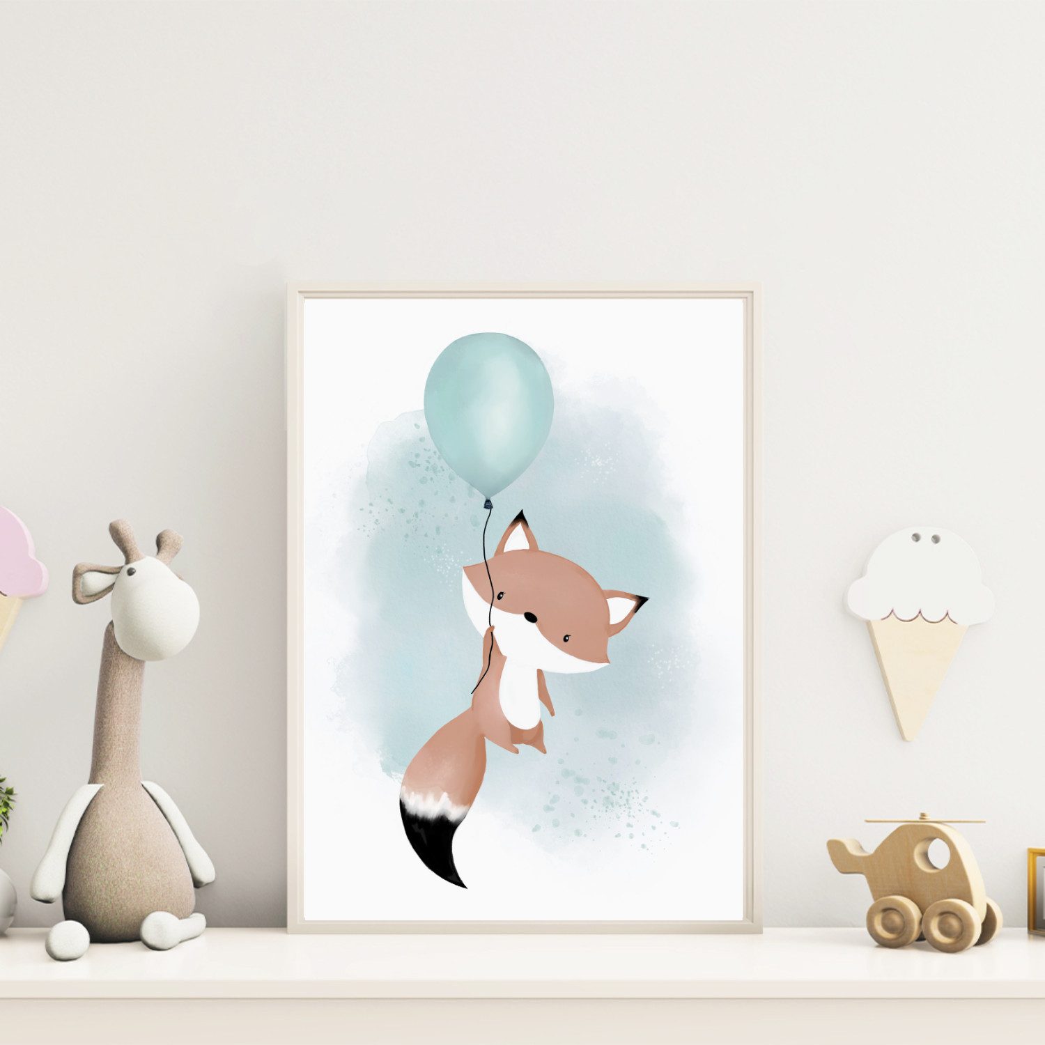MeinBaby123® Poster Bilder Kinderzimmer, Poster Kinderzimmer Deko, Babyzimmer Deko, Spruch Wandbilder, Boho, Tiere – Bild 4 von 5