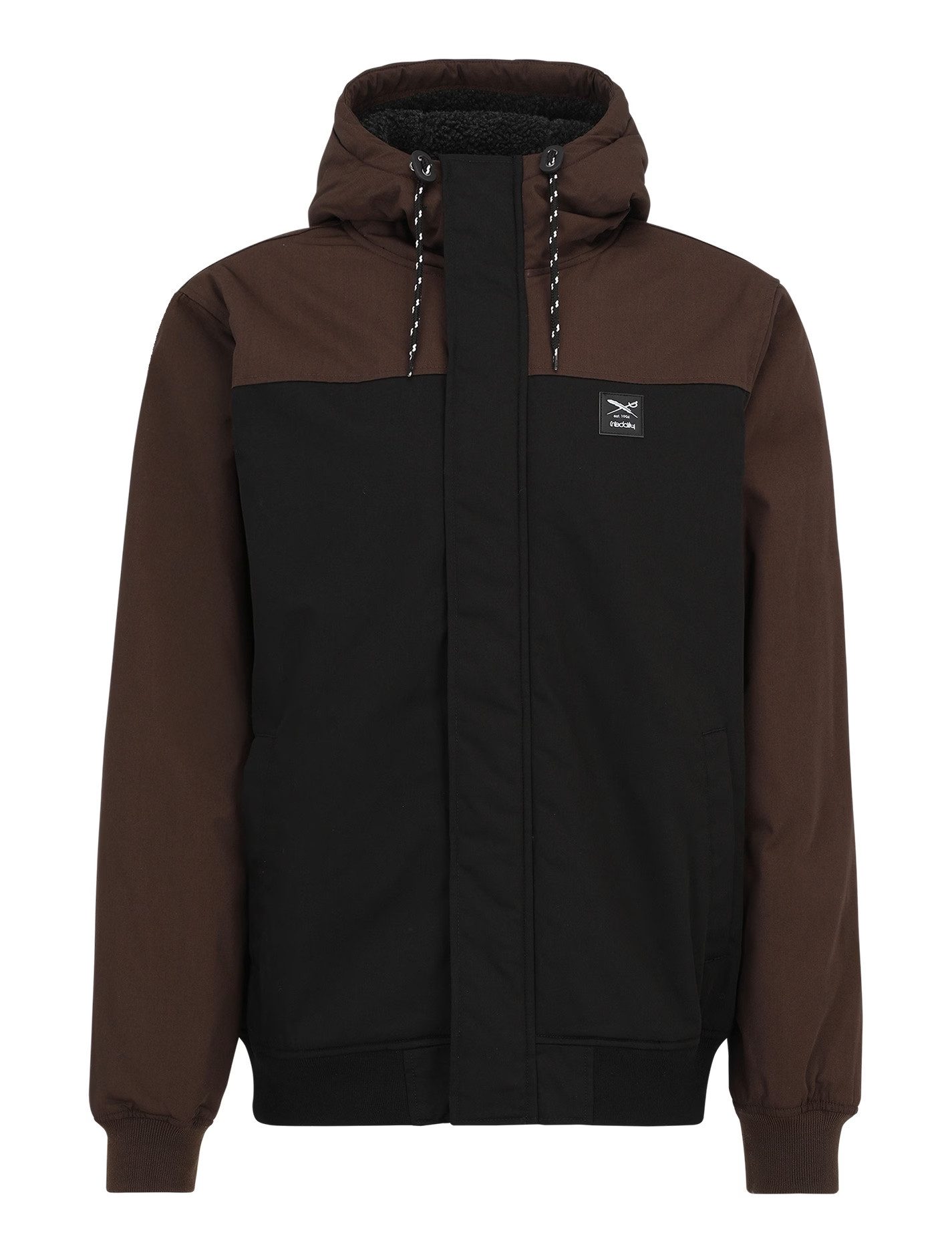 iriedaily Outdoorjacke - Warme Winterjacke mit Teddyfutter und Kapuze - Herren Jacke