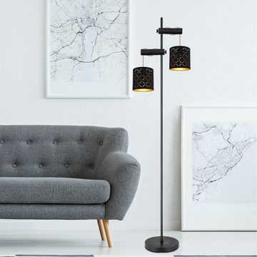 Globo Stehlampe Stehleuchte Wohnzimmer mit Schalter Stehlampe Schlafzimmer modern