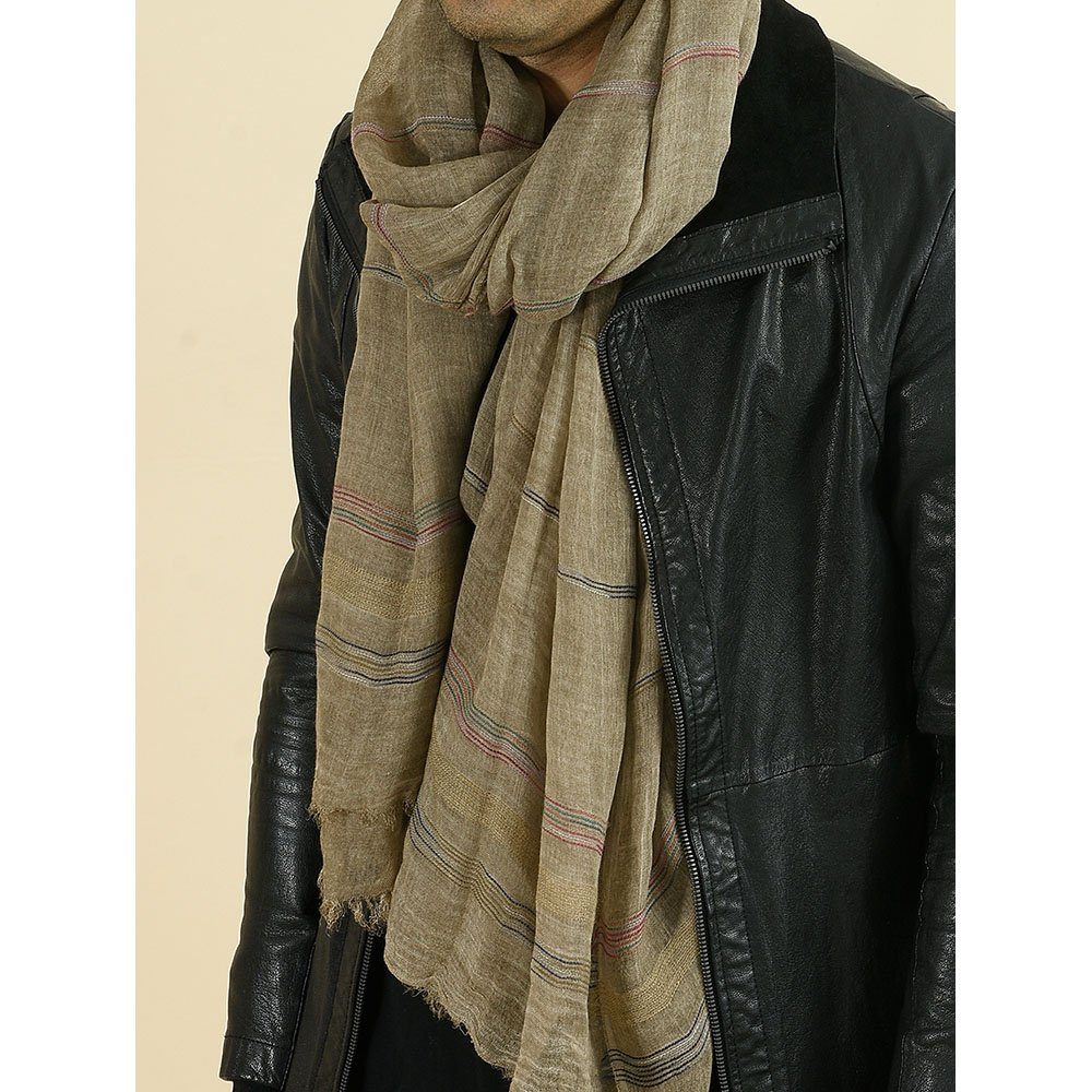 GelldG Modeschal khaki Wrap Warme Color und Solid Reversible Stola weiche Unisex Schal