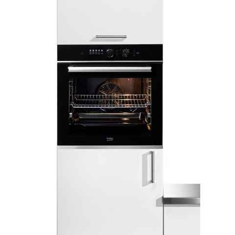 BEKO Einbaubackofen BBIM13400XPSE, mit 1-fach-Teleskopauszug, Pyrolyse-Selbstreinigung