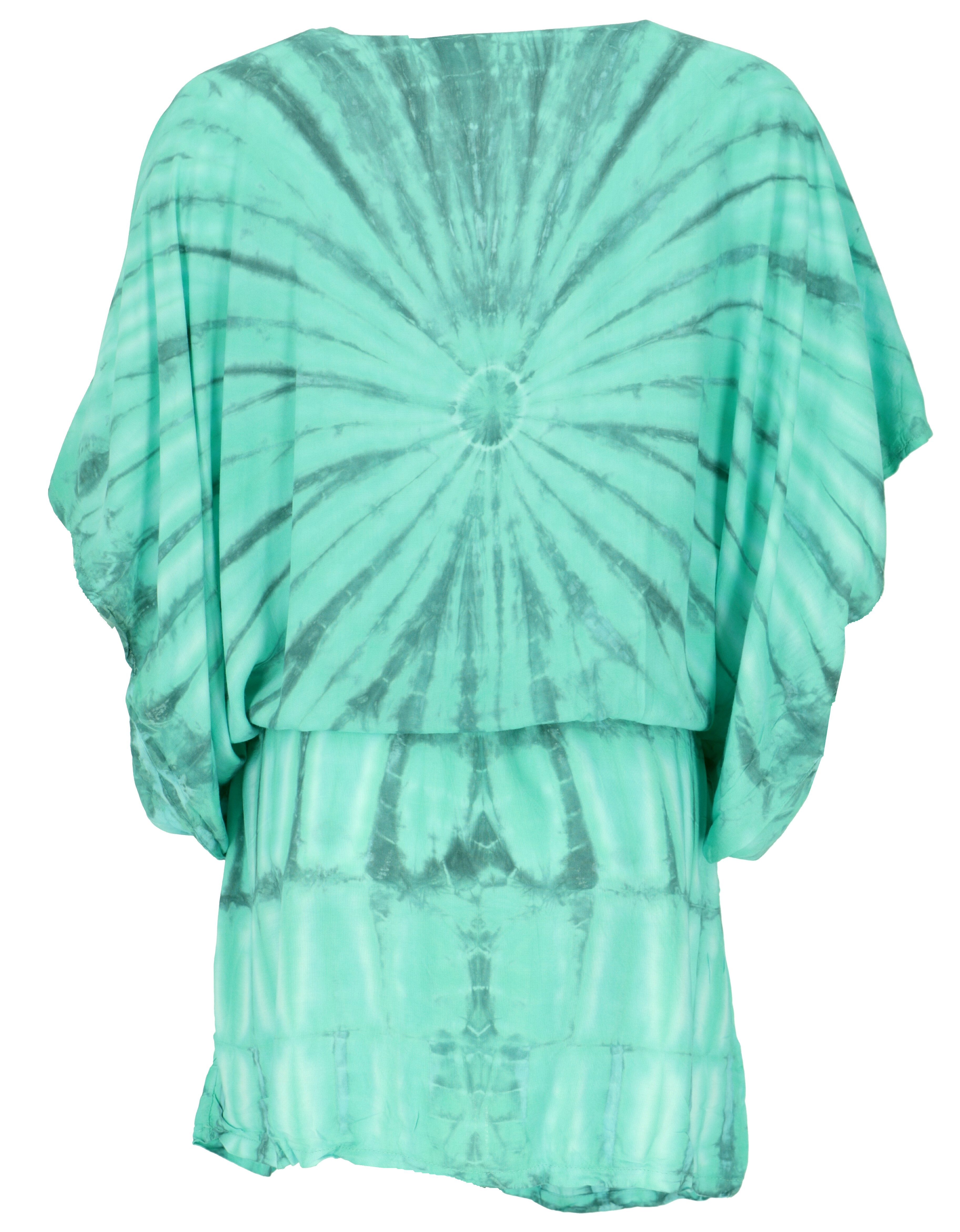 Guru-Shop Longbluse Batiktunika mit Gürtelband, Maxitunika,.. günstig online kaufen